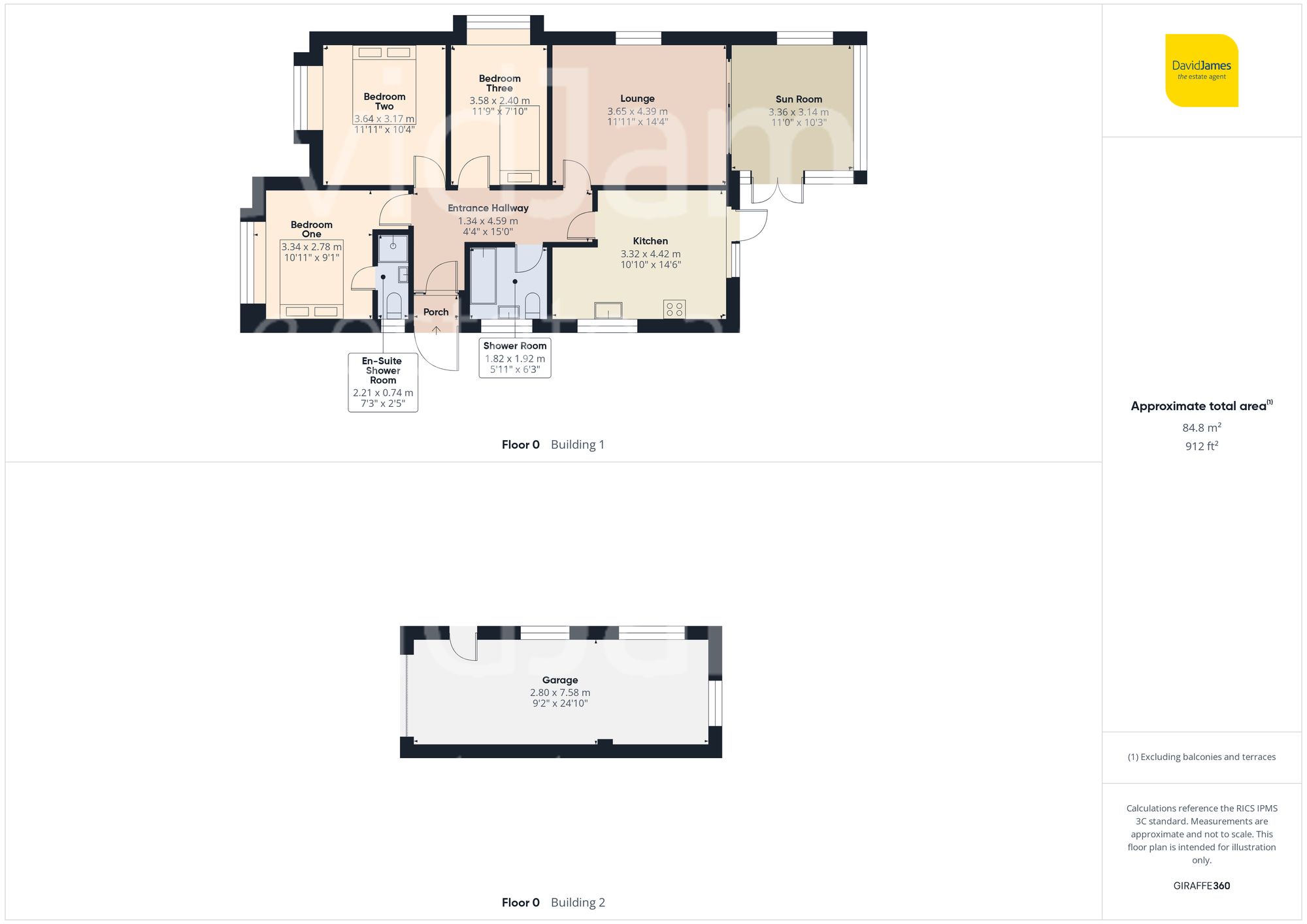 Floorplan for Greenwood Avenue, Nottingham