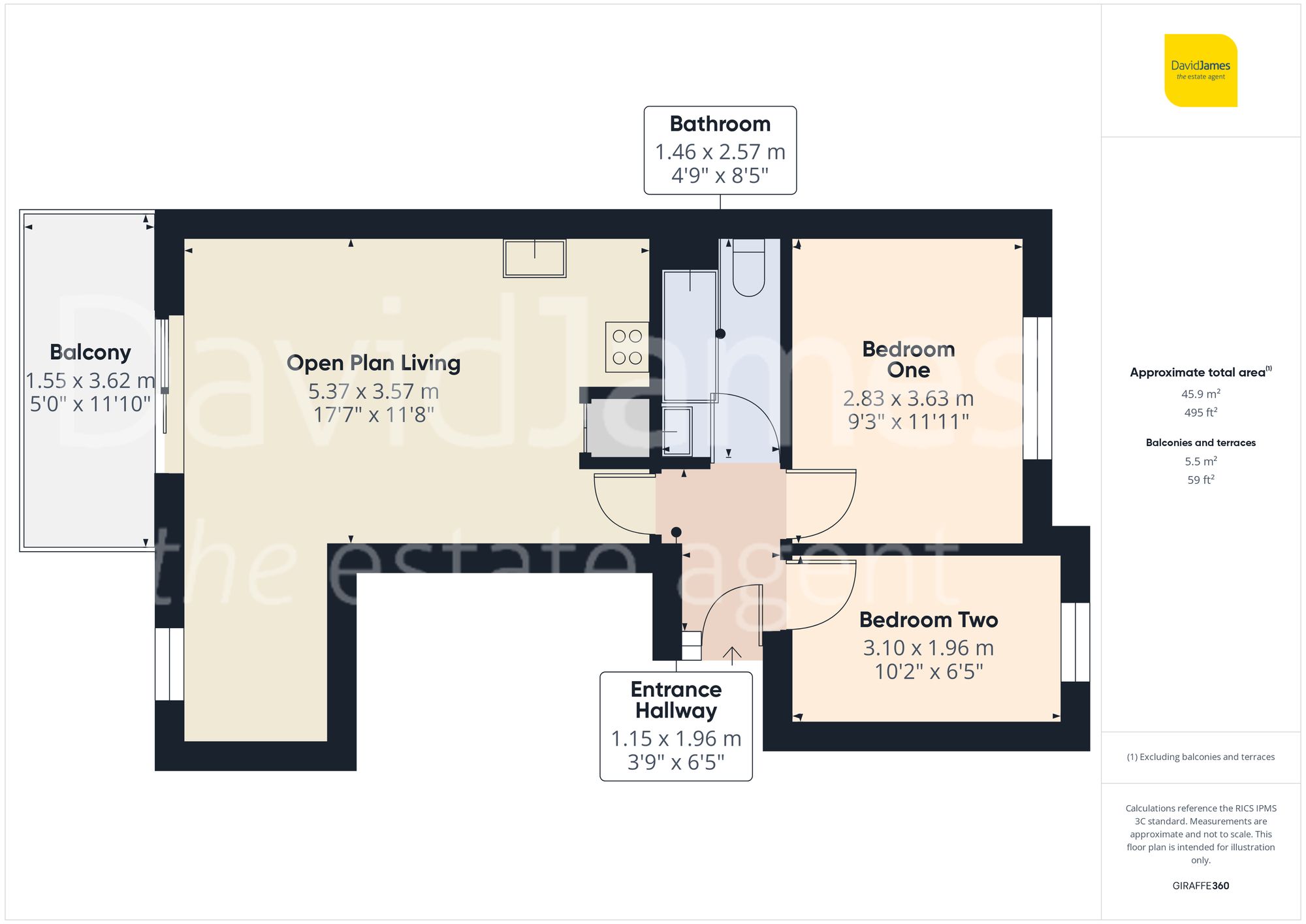 Floorplan for Greenbank Court, Sherwood, Nottingham