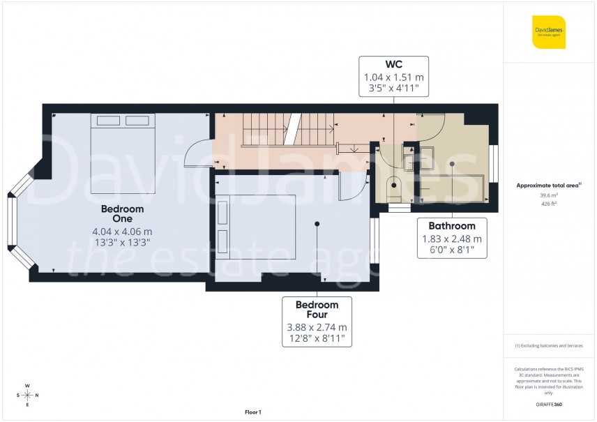 Floorplan for Waldeck Road, Carrington, Nottingham