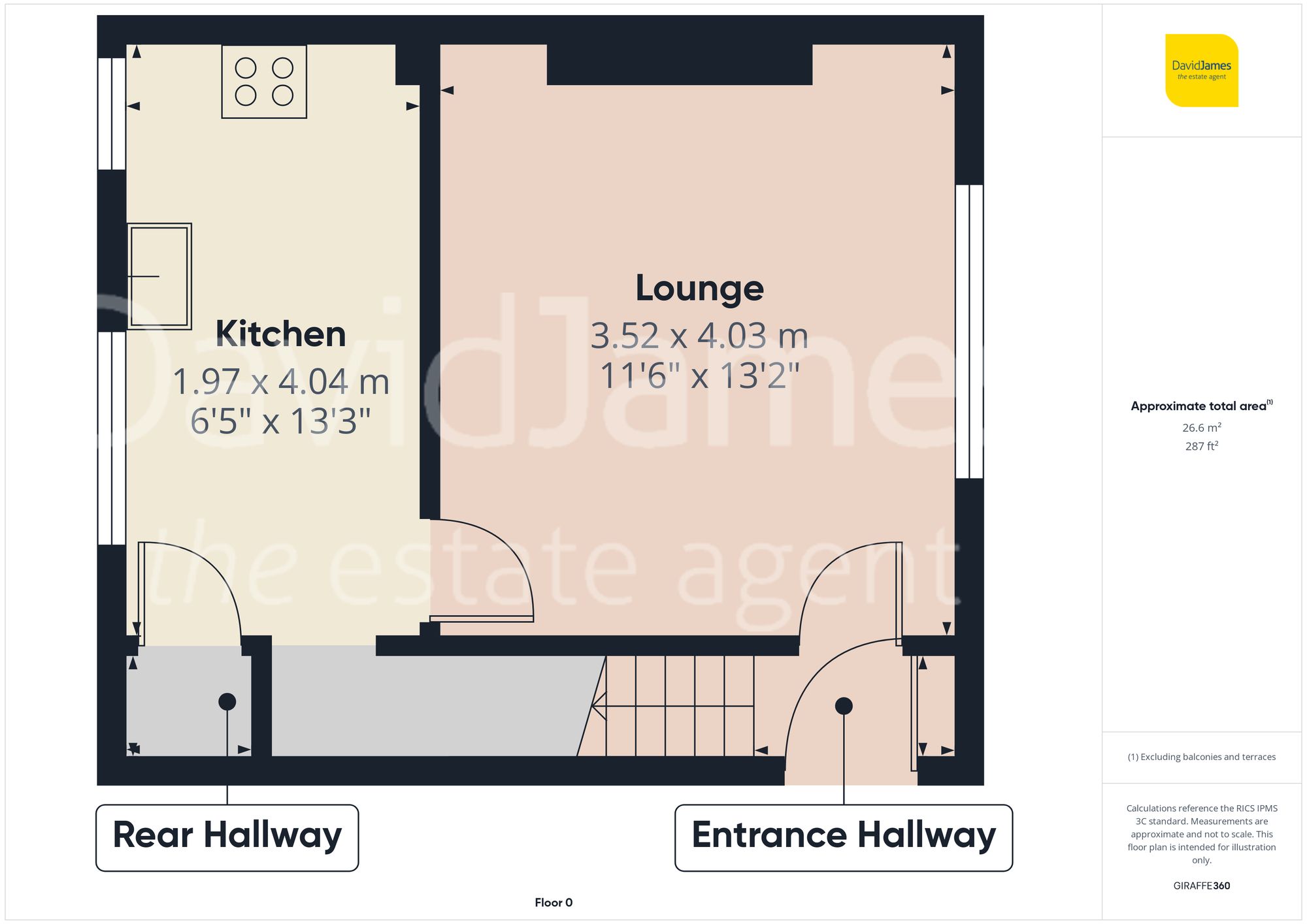 Floorplan for Linton Rise, Nottingham