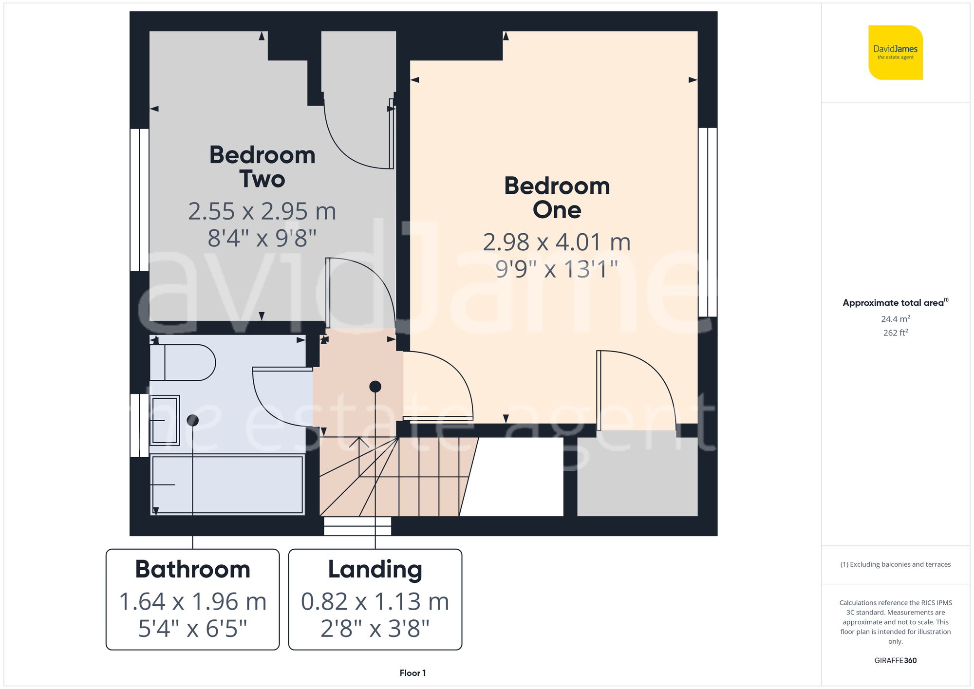 Floorplan for Linton Rise, Nottingham