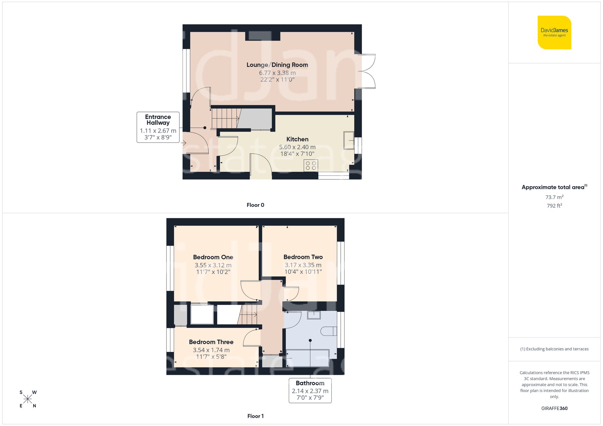 Floorplan for Wendling Gardens, Bestwood Park, Nottingham