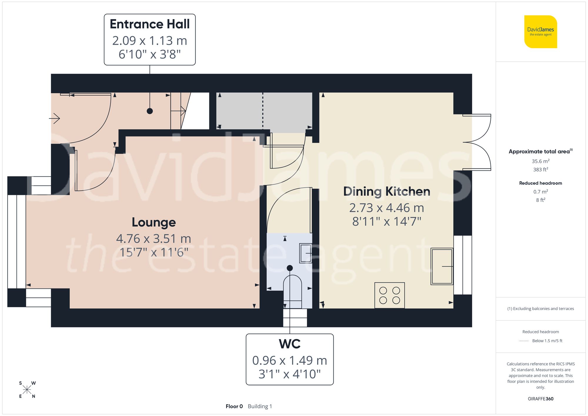 Floorplan for Hopwood Road, Gedling, Nottingham