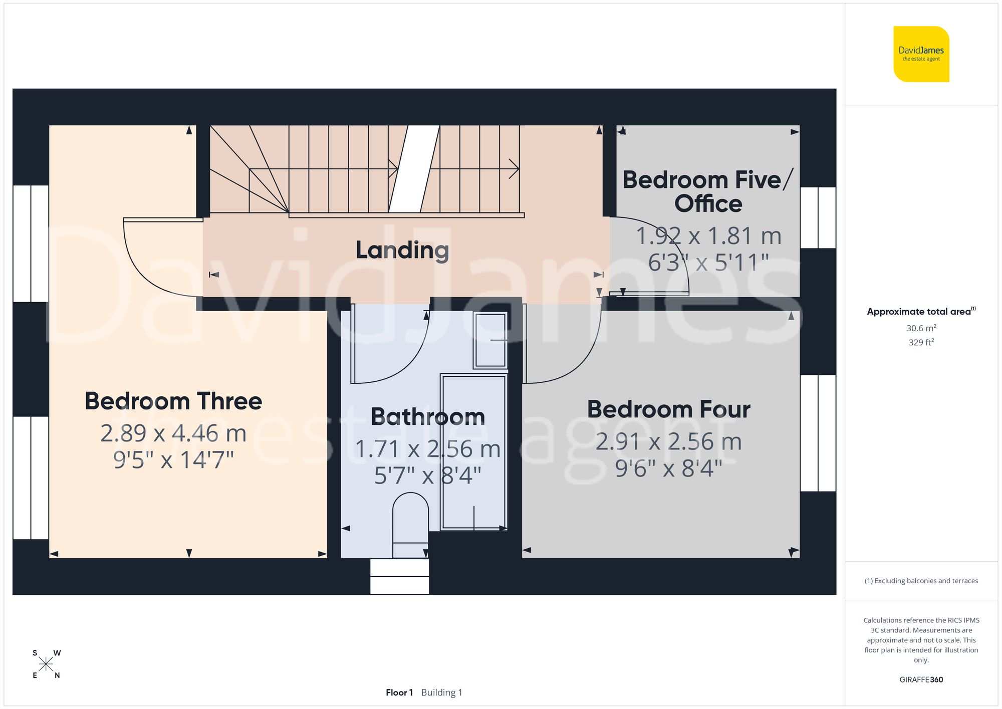 Floorplan for Hopwood Road, Gedling, Nottingham