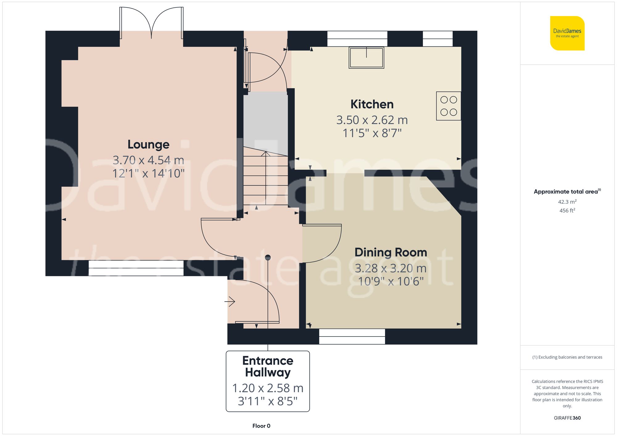 Floorplan for Tuxford Walk, Nottingham