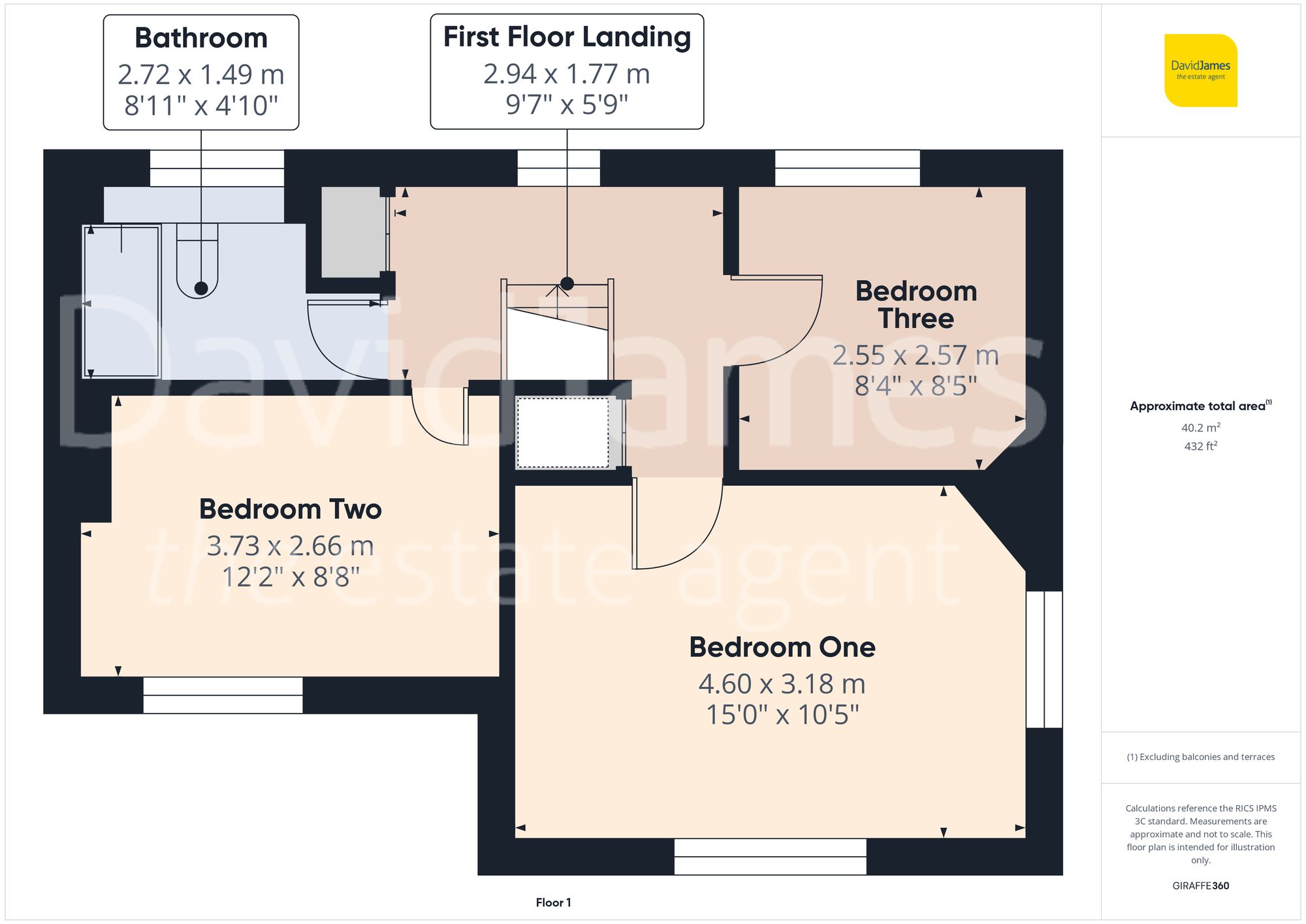 Floorplan for Tuxford Walk, Nottingham