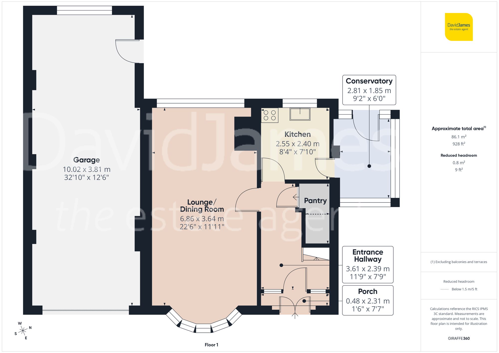 Floorplan for Sunnydale Road, Nottingham