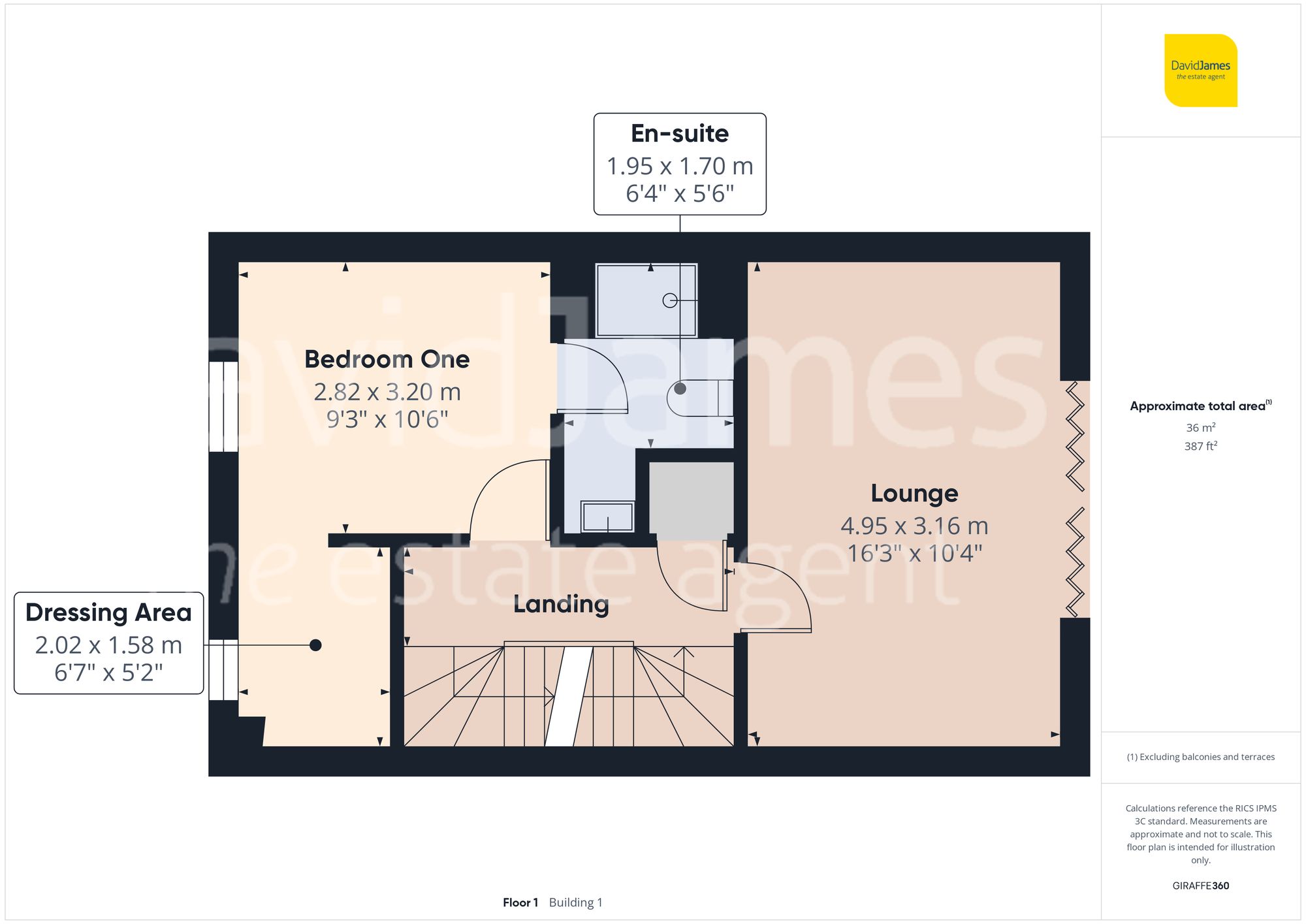 Floorplan for Hopkin Court, Mapperley Plains, Nottingham