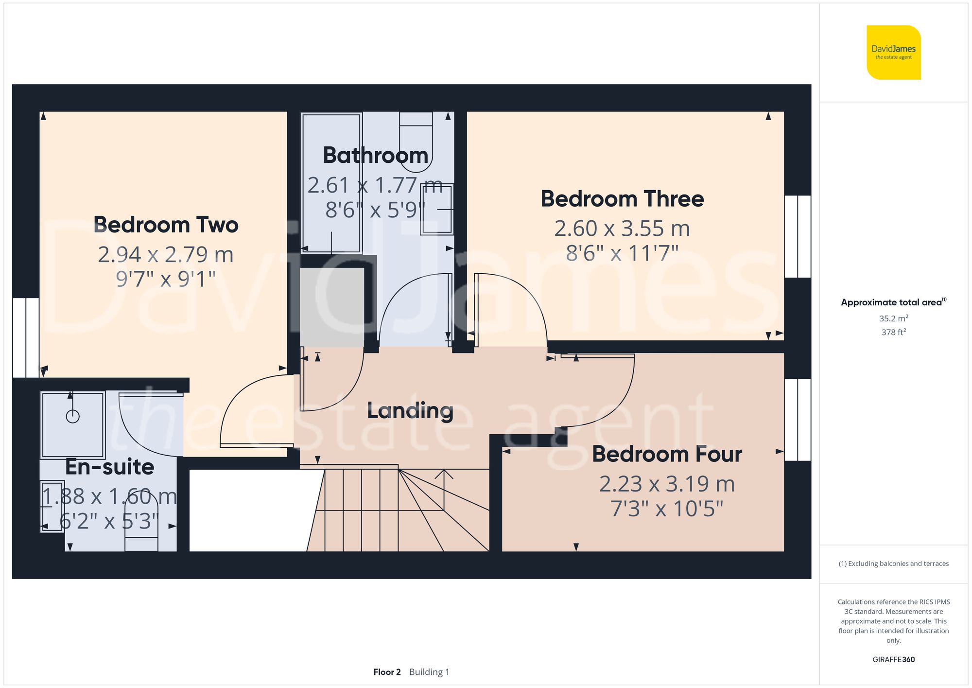 Floorplan for Hopkin Court, Mapperley Plains, Nottingham