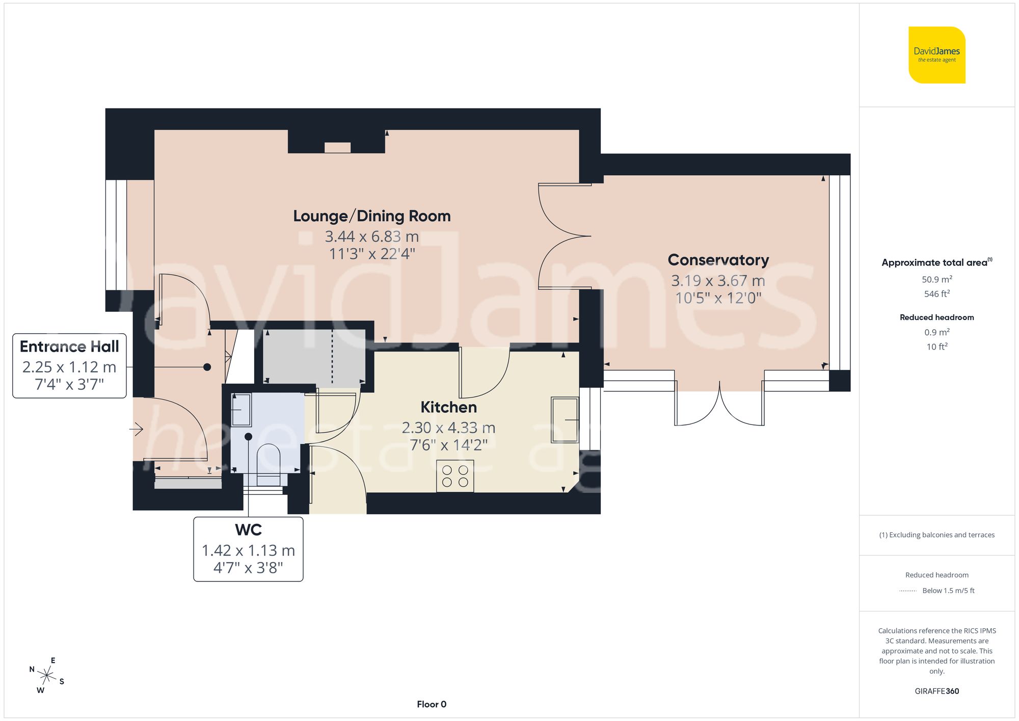 Floorplan for Kelling Close, Bestwood Park, Nottingham