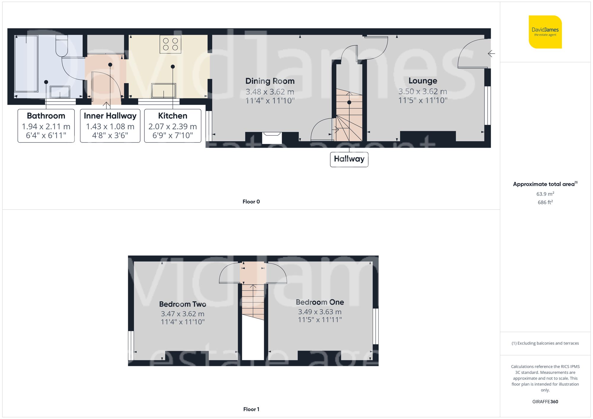 Floorplan for Staples Street, Mapperley, Nottingham