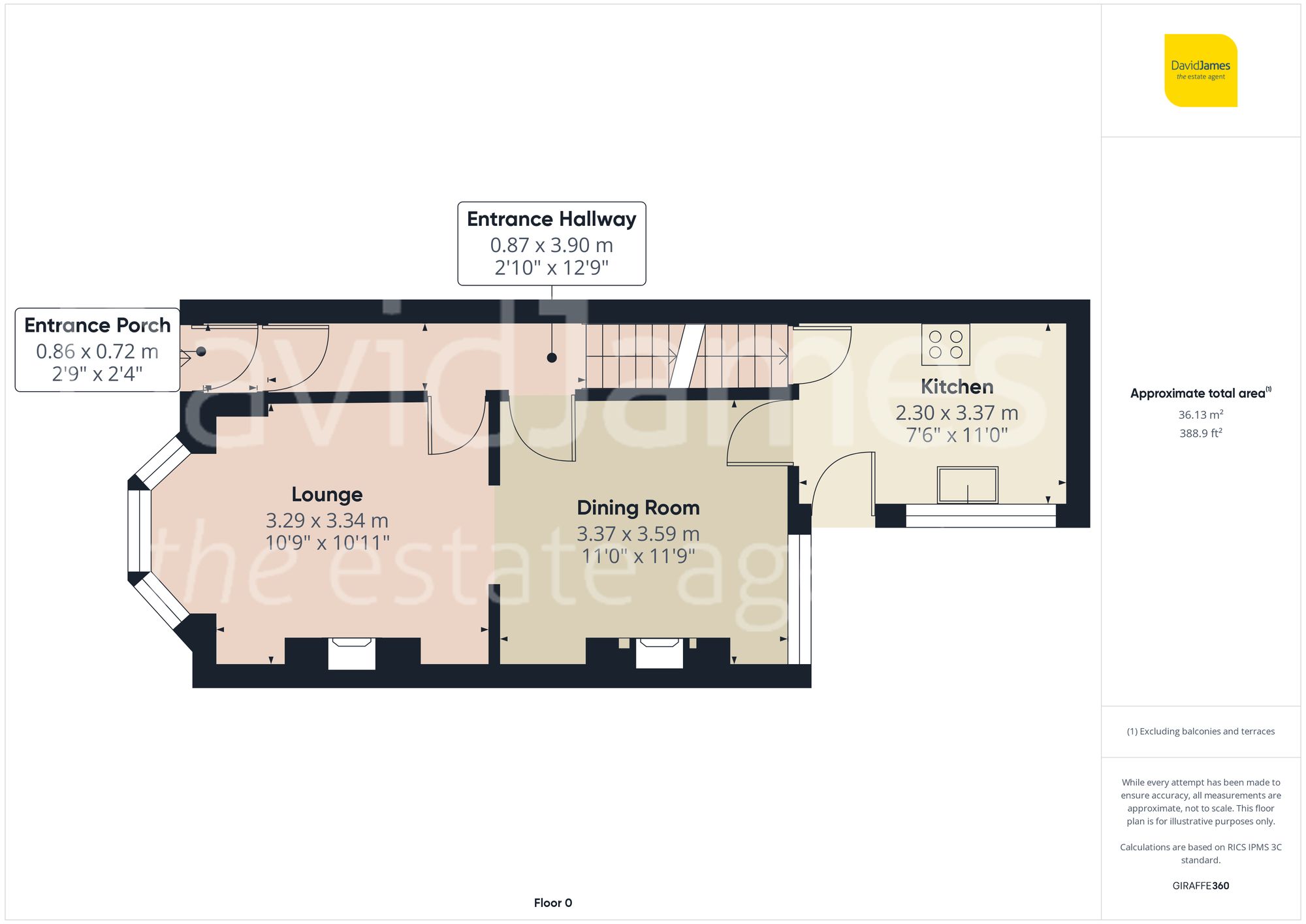 Floorplan for Abbey Grove, Nottingham