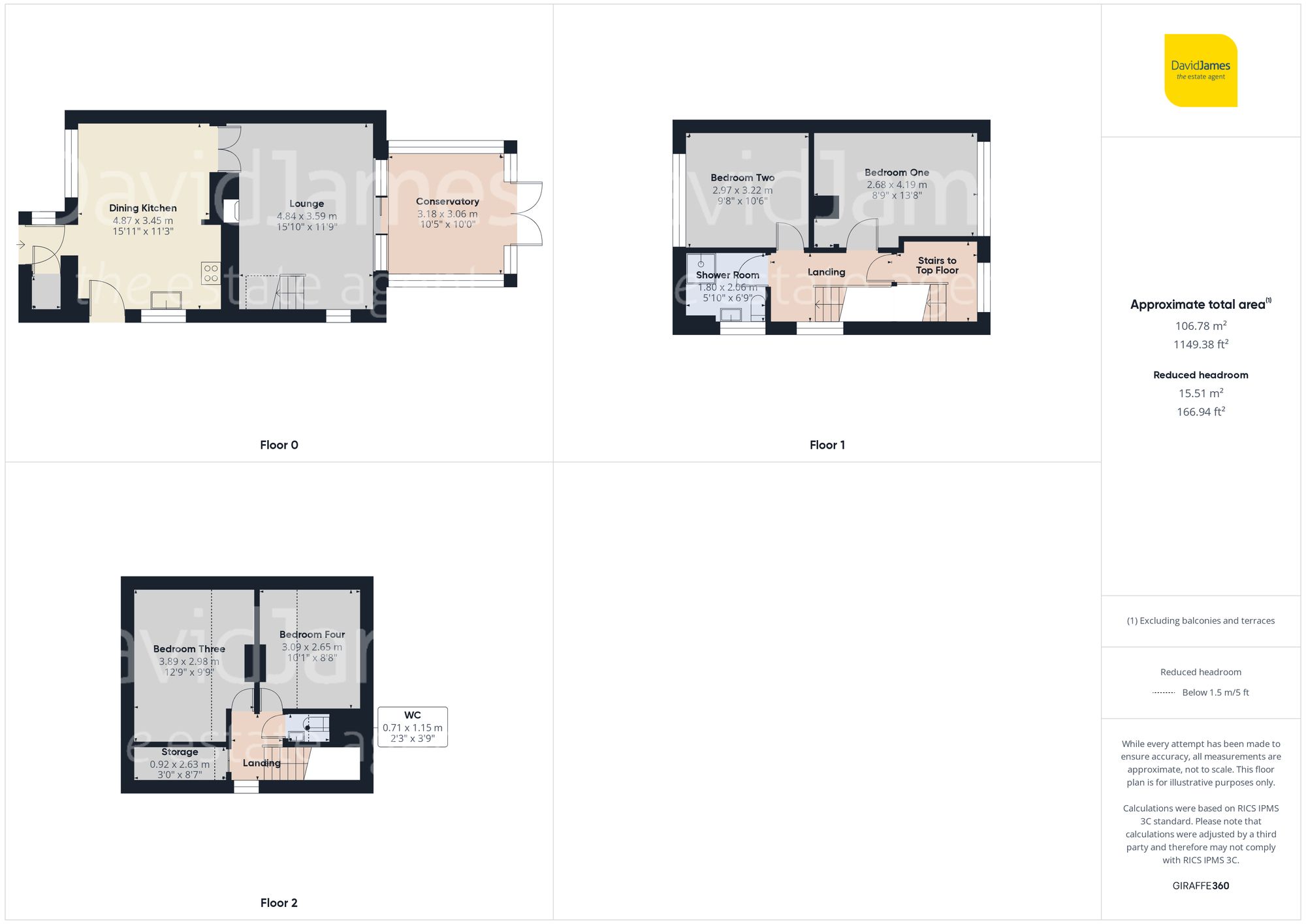 Floorplan for Darley Avenue, Carlton, Nottingham