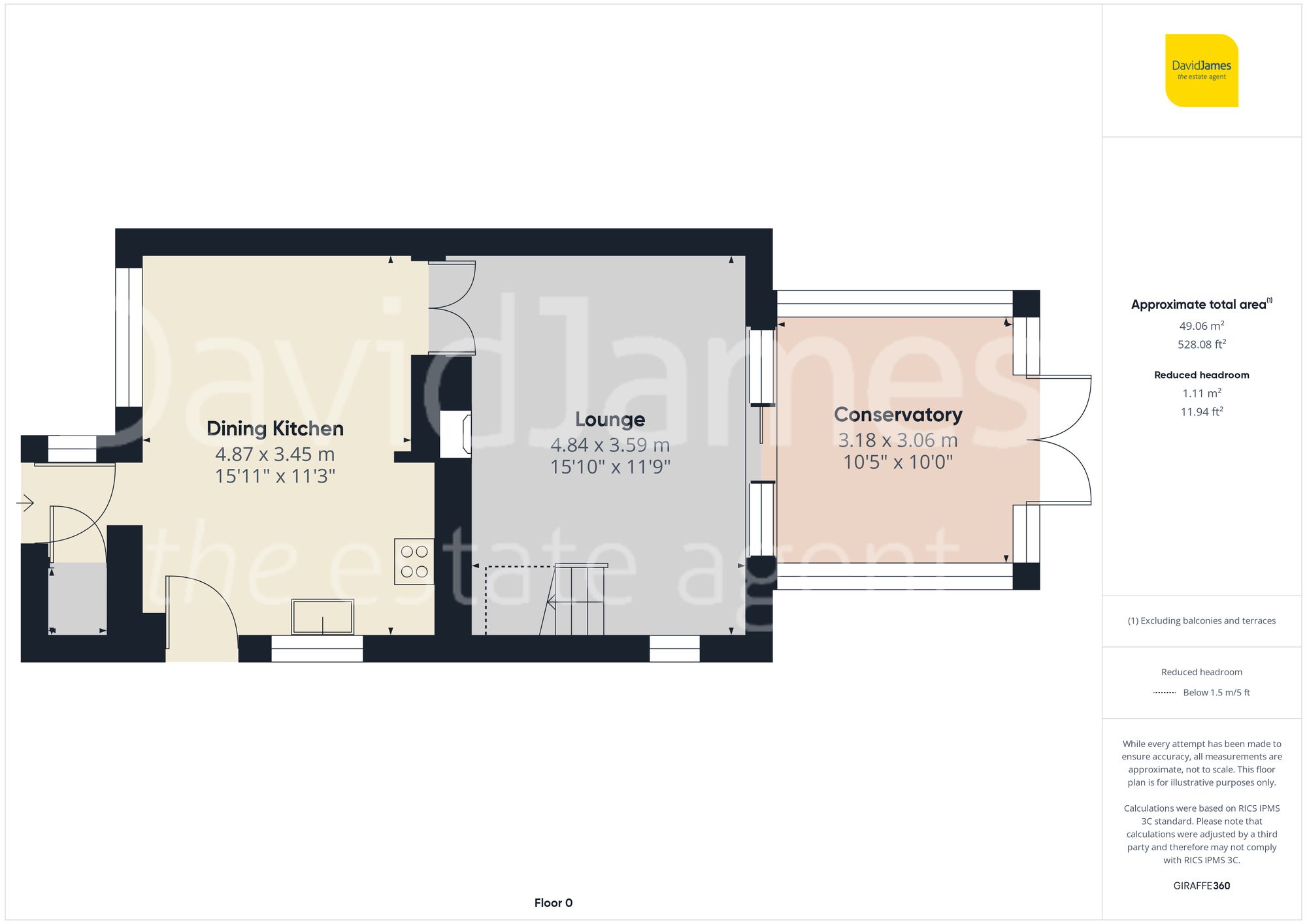 Floorplan for Darley Avenue, Carlton, Nottingham