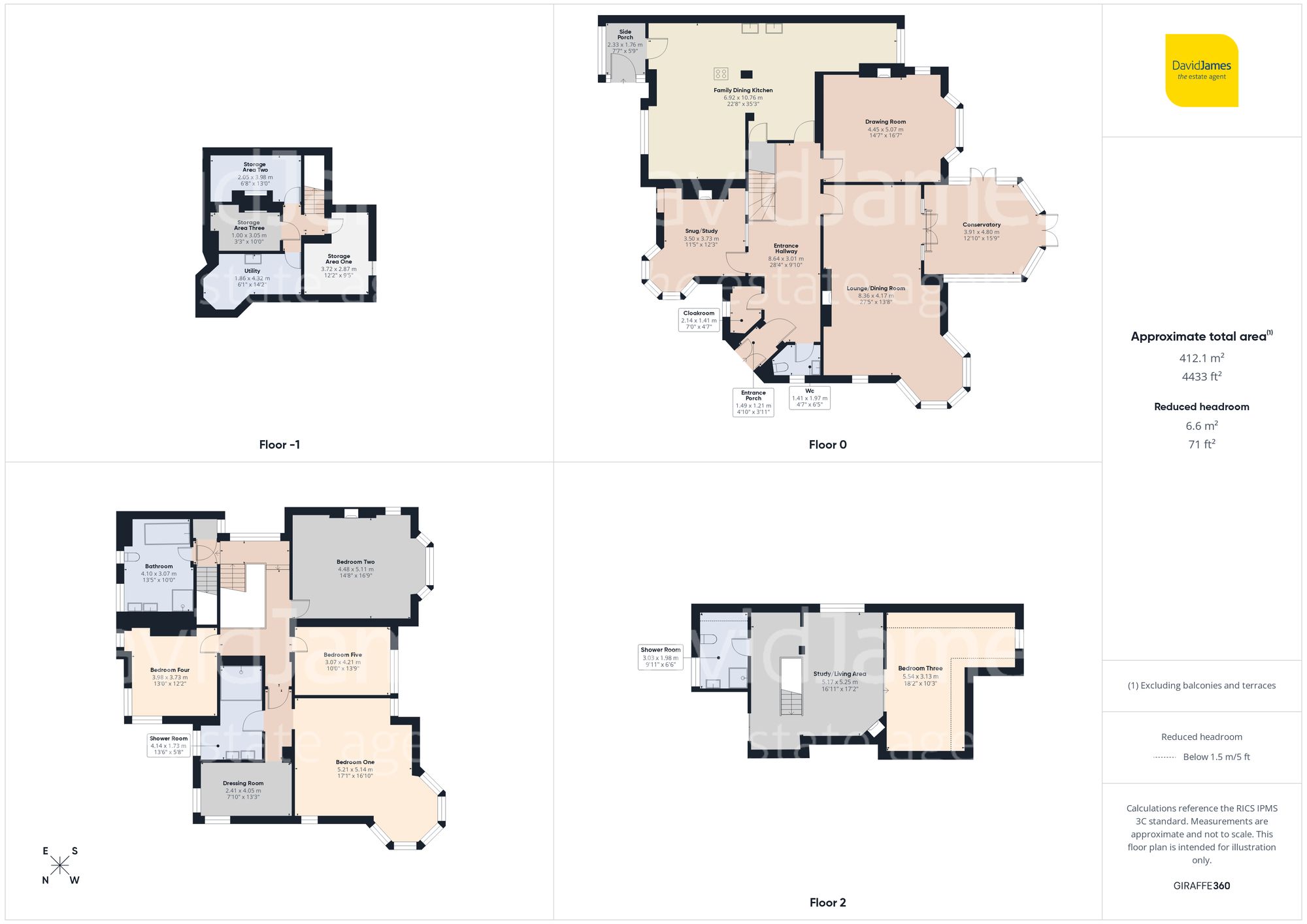 Floorplan for Victoria Crescent, Mapperley Park, Nottingham