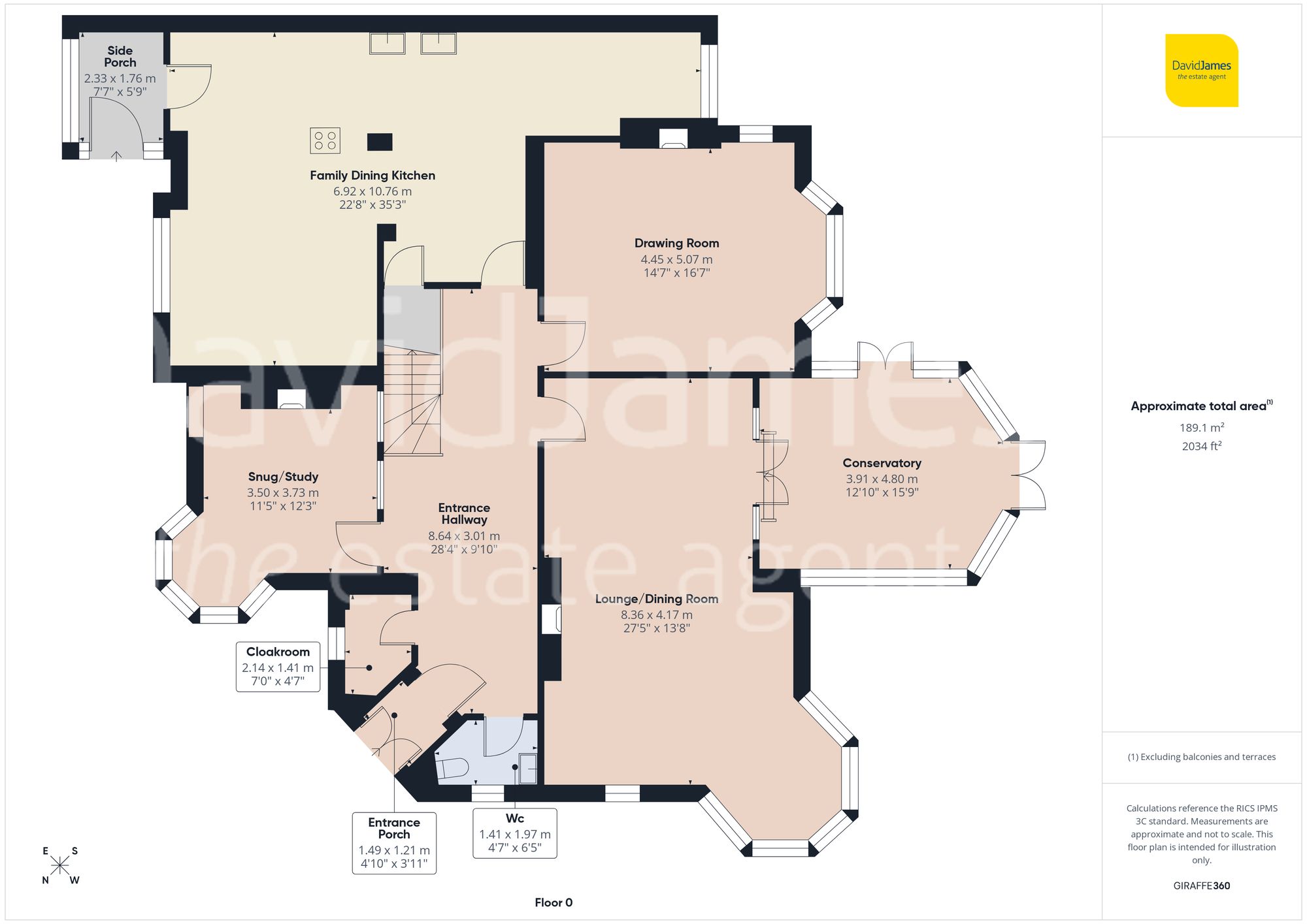Floorplan for Victoria Crescent, Mapperley Park, Nottingham