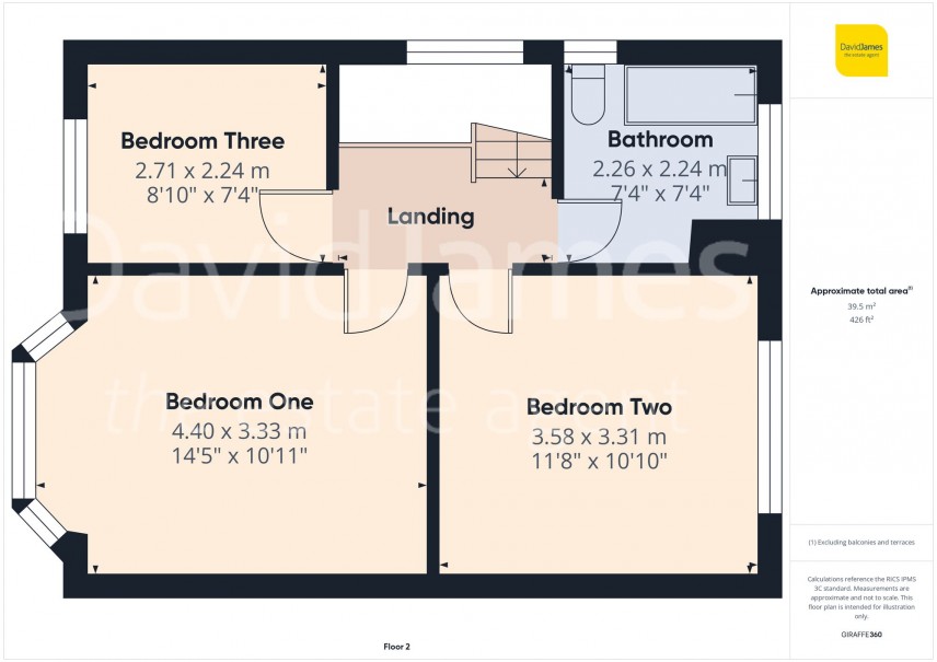 Floorplan for Harrington Drive, Nottingham
