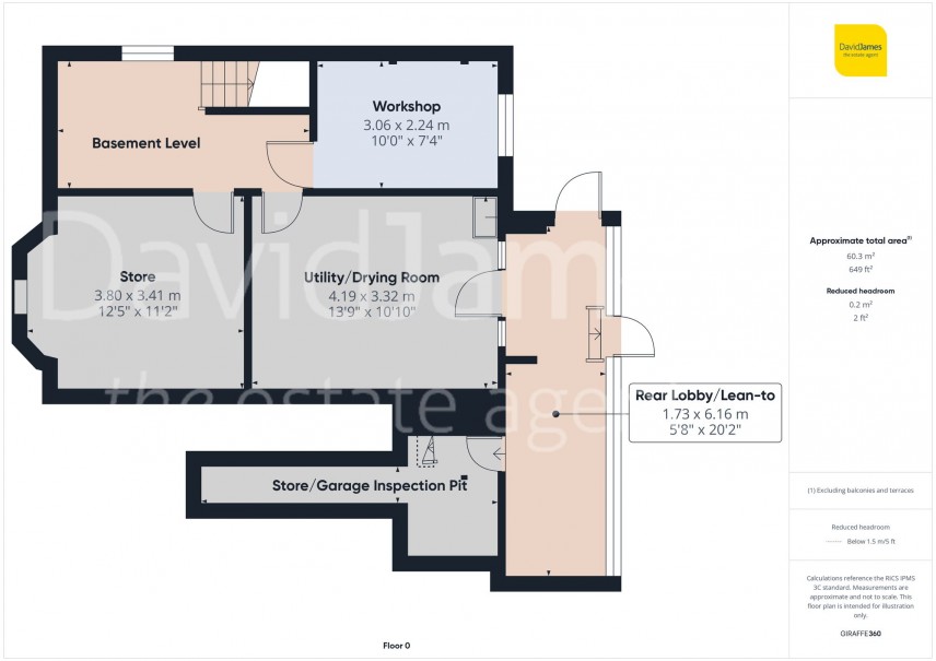 Floorplan for Harrington Drive, Nottingham