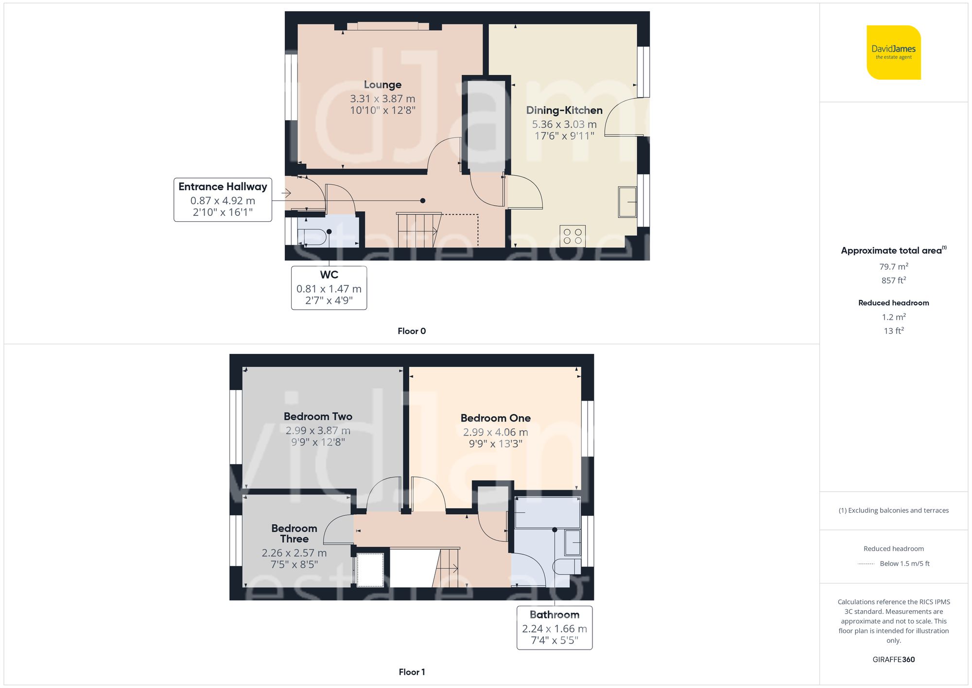 Floorplan for Astrid Gardens, Top Valley, Nottingham