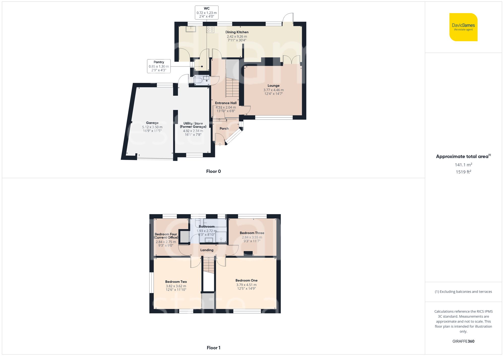 Floorplan for Abingdon Gardens, Woodthorpe, Nottingham