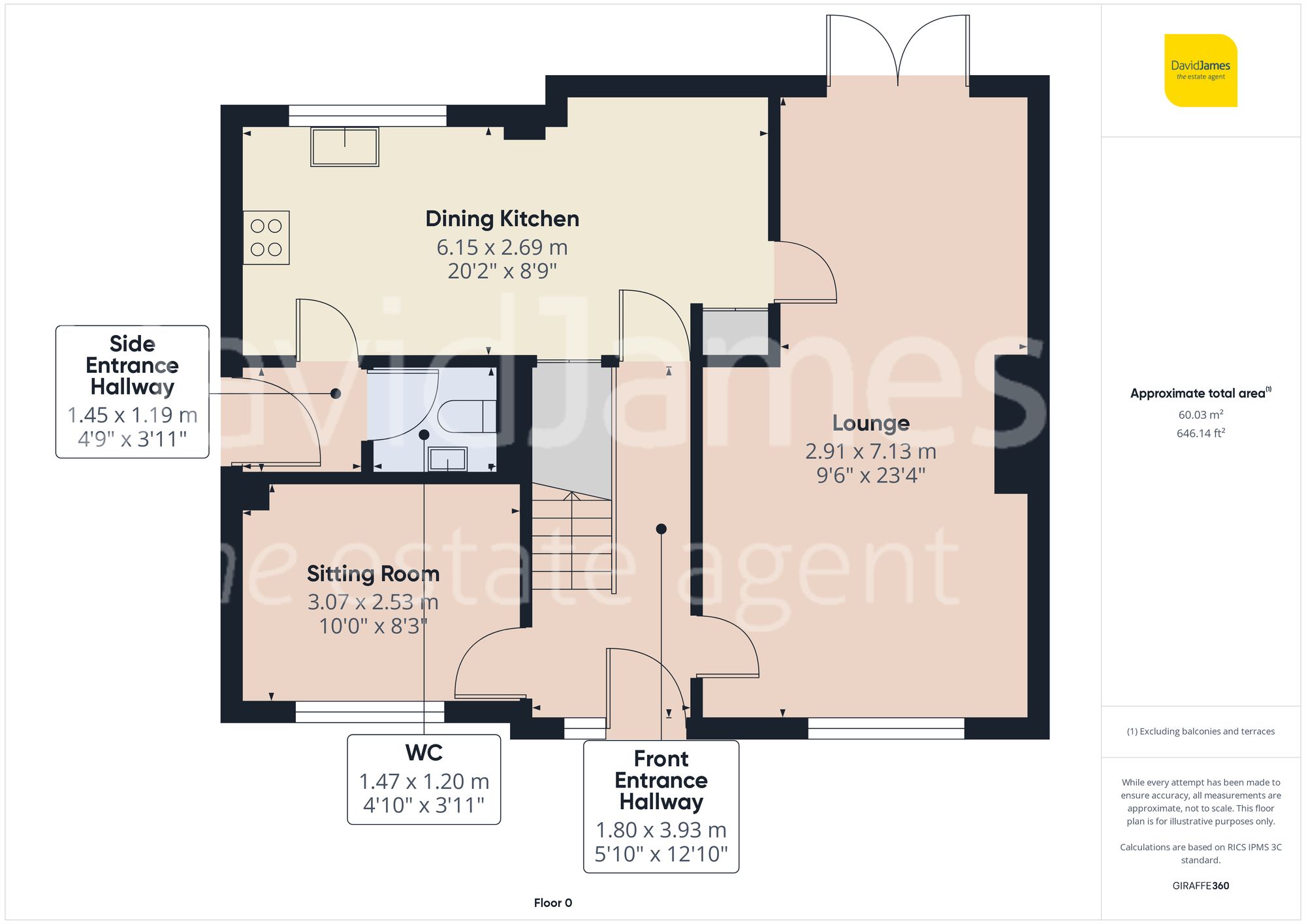Floorplan for Chesterfield Avenue, Gedling, Nottingham