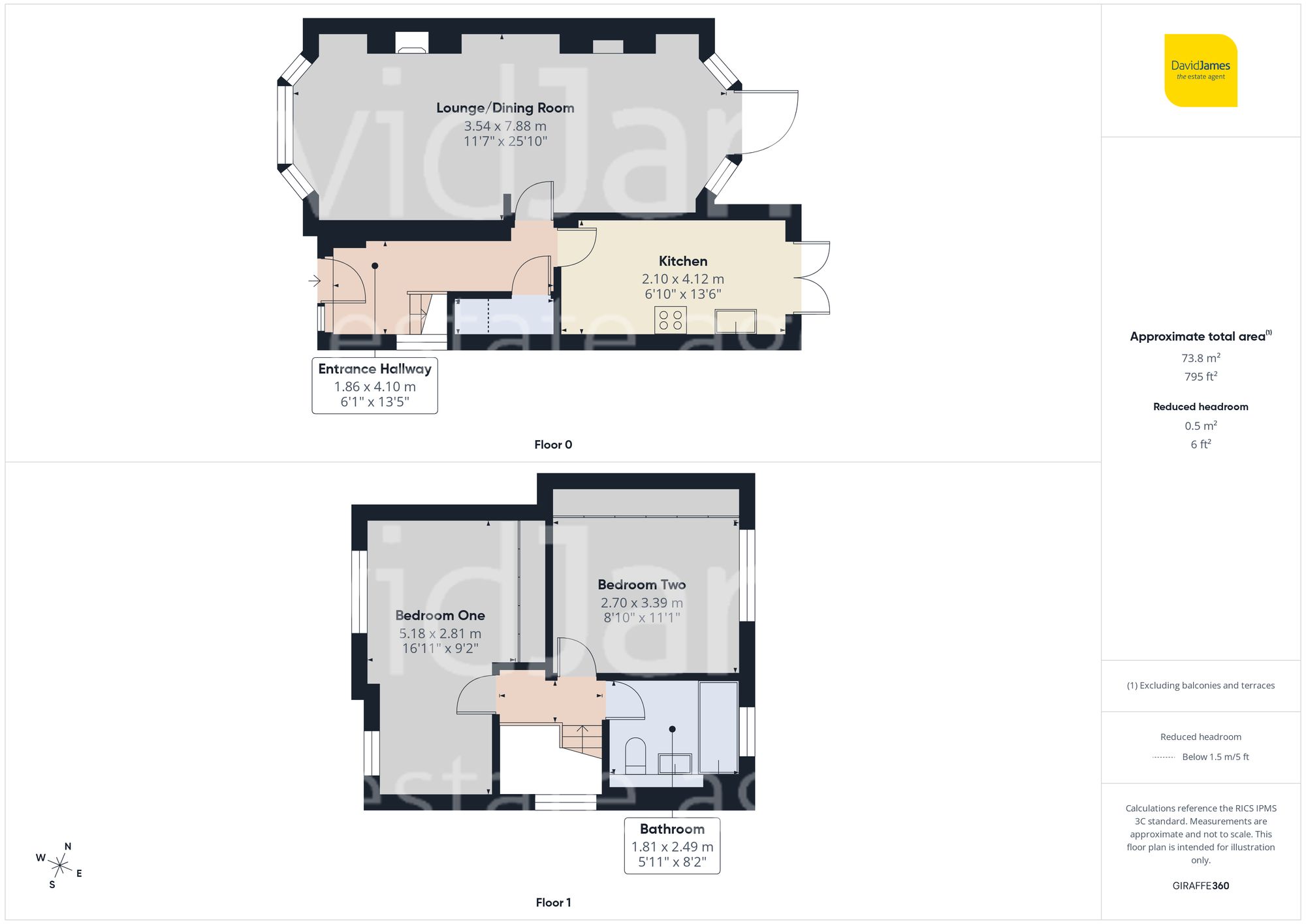 Floorplan for Mapperley Rise, Nottingham