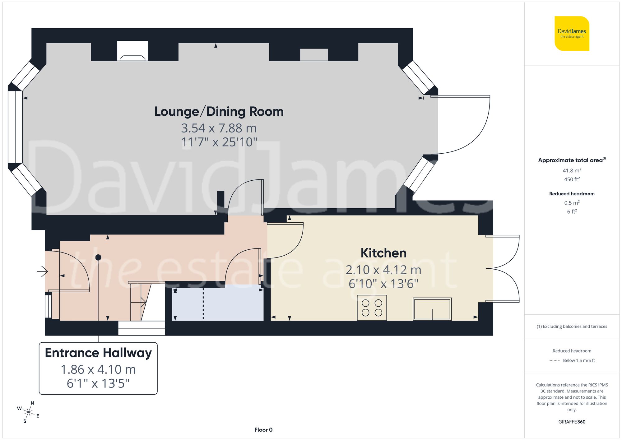 Floorplan for Mapperley Rise, Nottingham