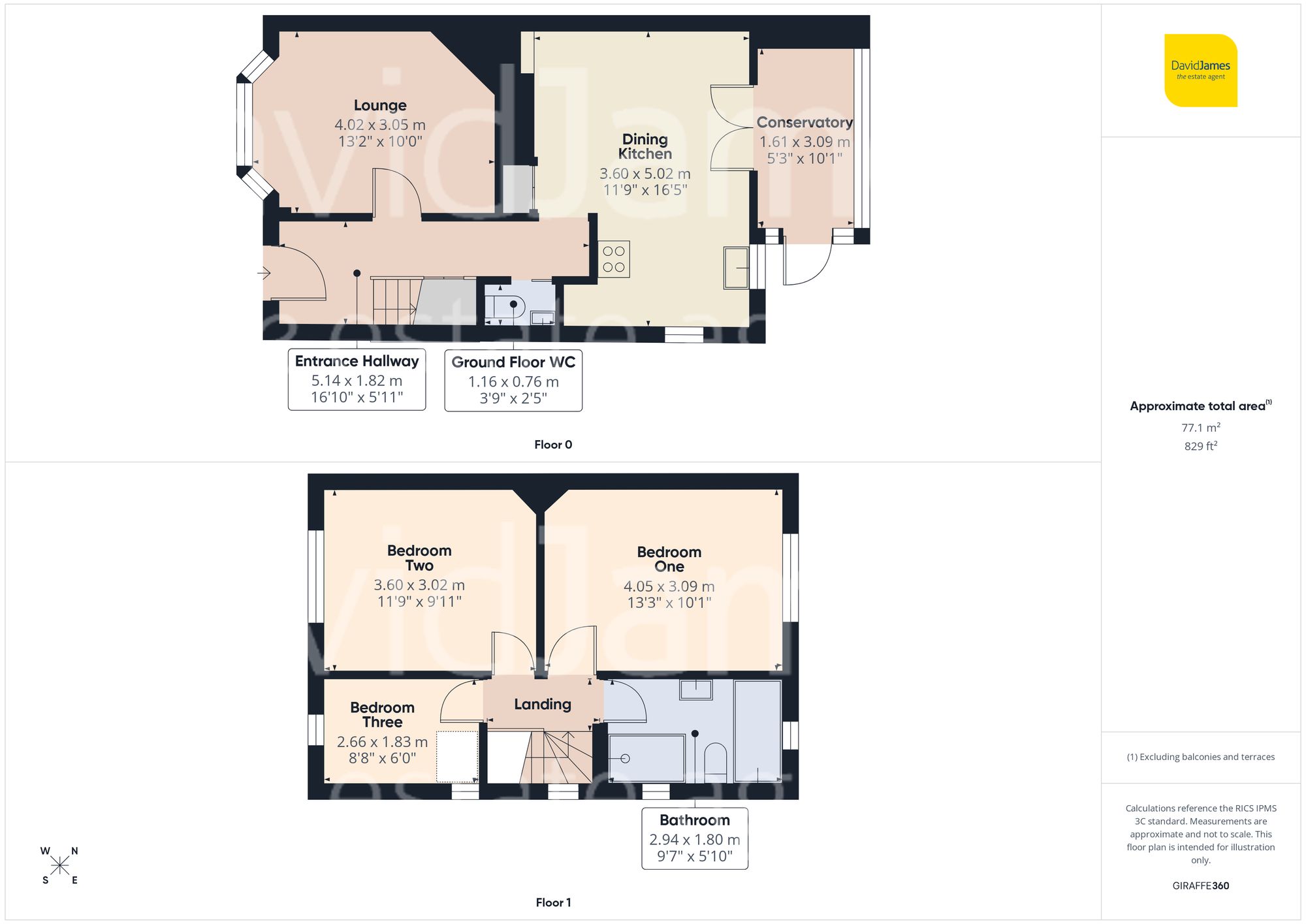 Floorplan for Kirk Road, Mapperley, Nottingham