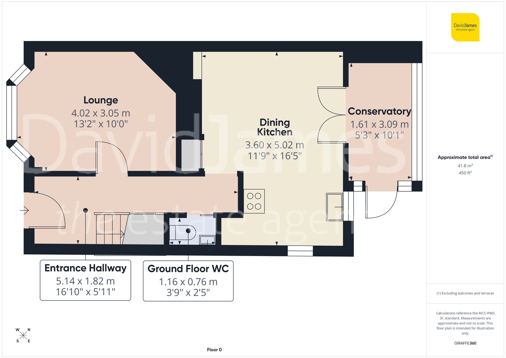 Floorplan for Kirk Road, Mapperley, Nottingham