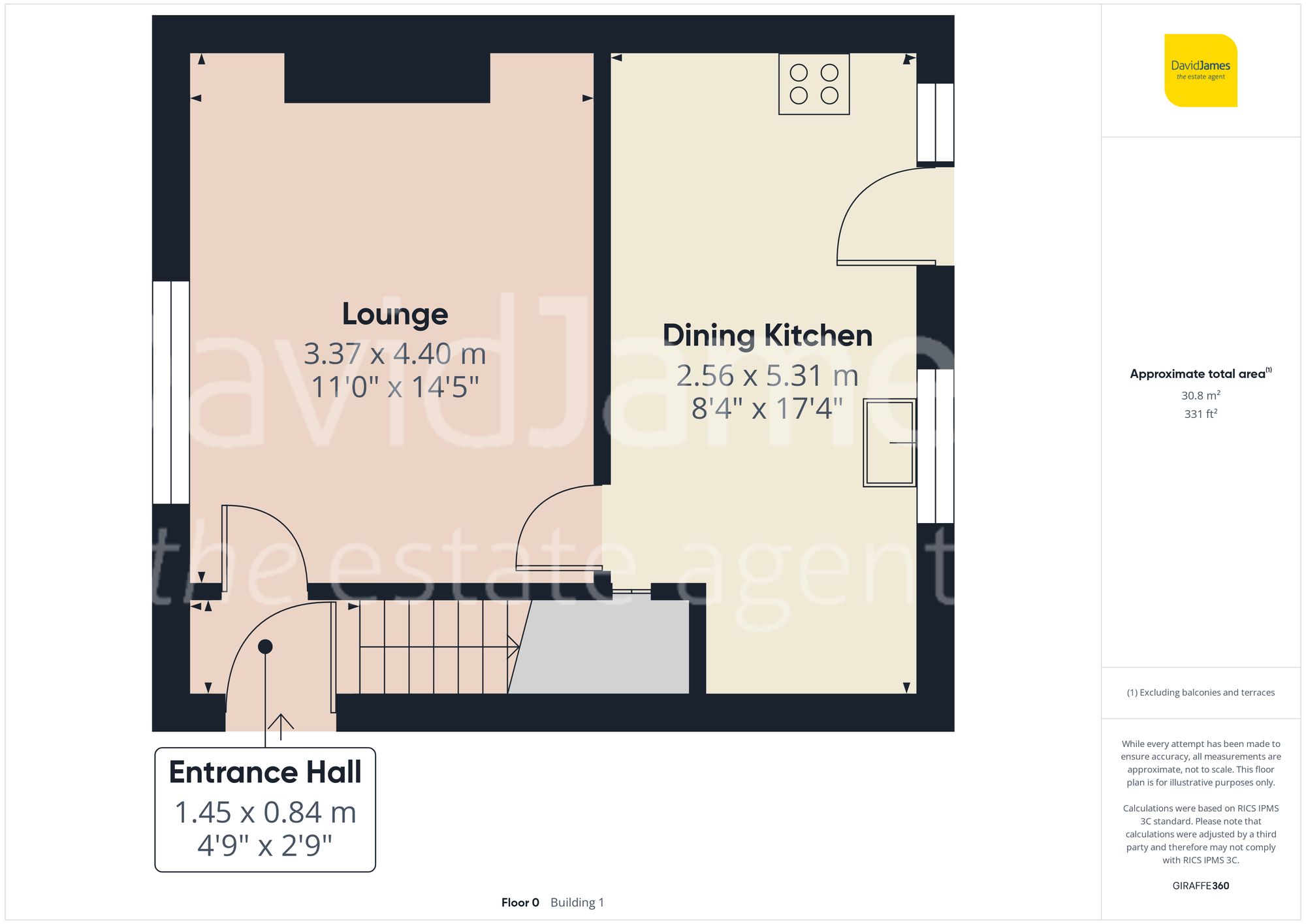 Floorplan for Tenbury Crescent, Nottingham