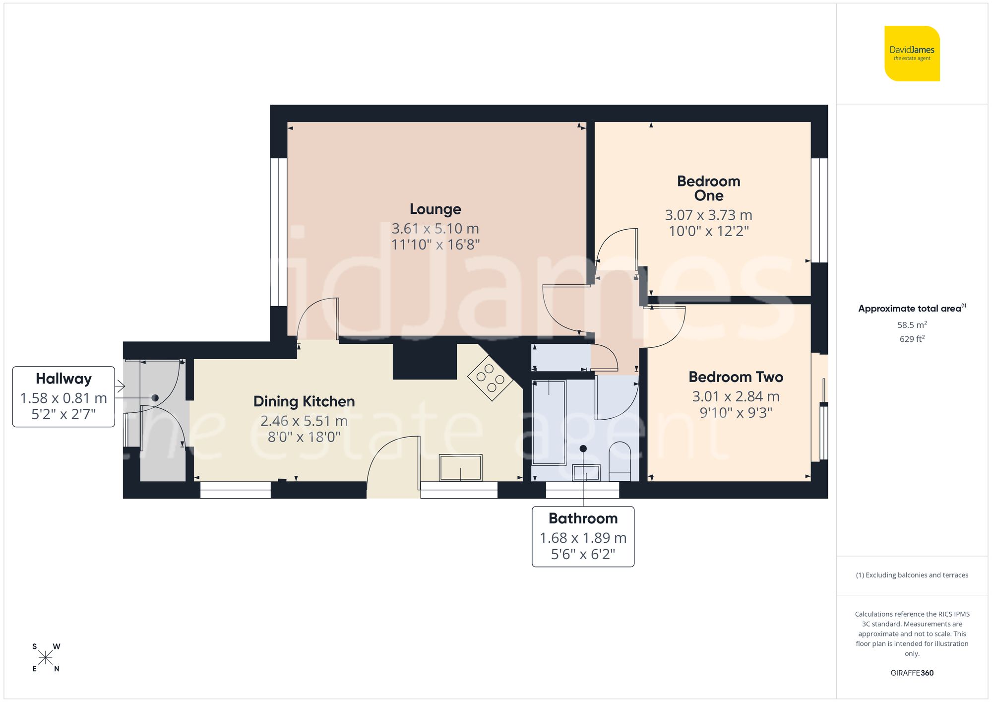 Floorplan for Fern Street, Sutton-In-Ashfield, Nottinghamshire