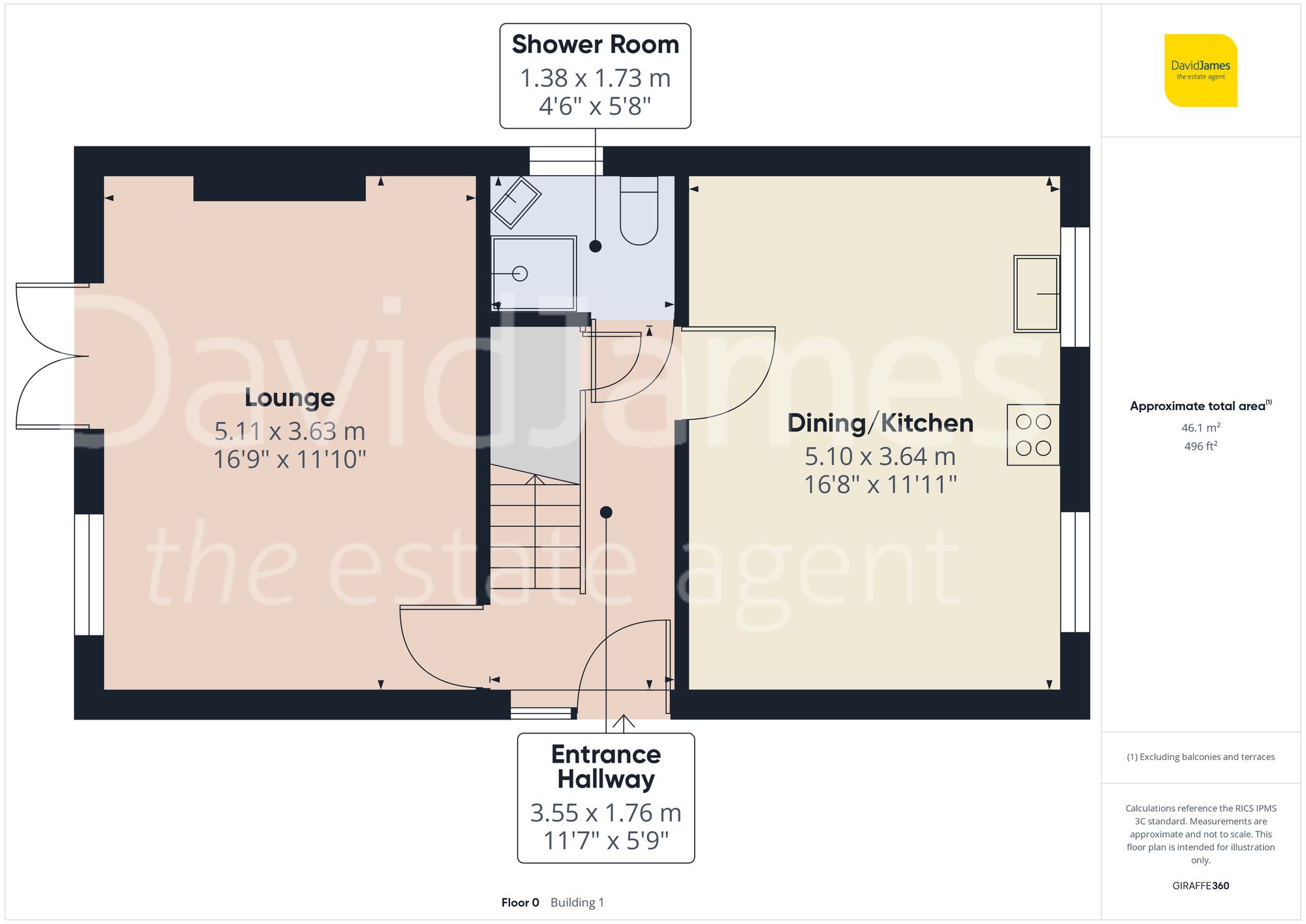 Floorplan for Coppice Road, Arnold, Nottingham