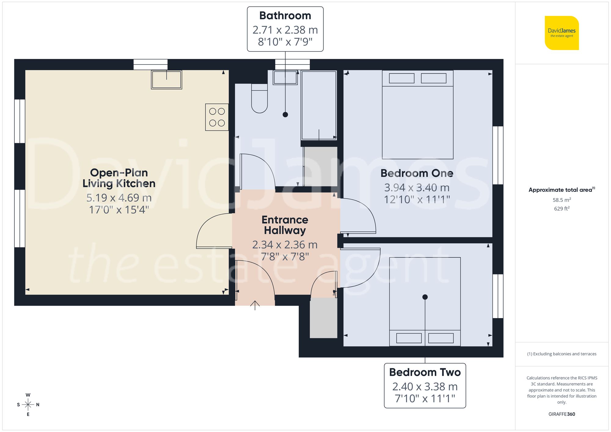 Floorplan for Cranmer Street, Nottingham