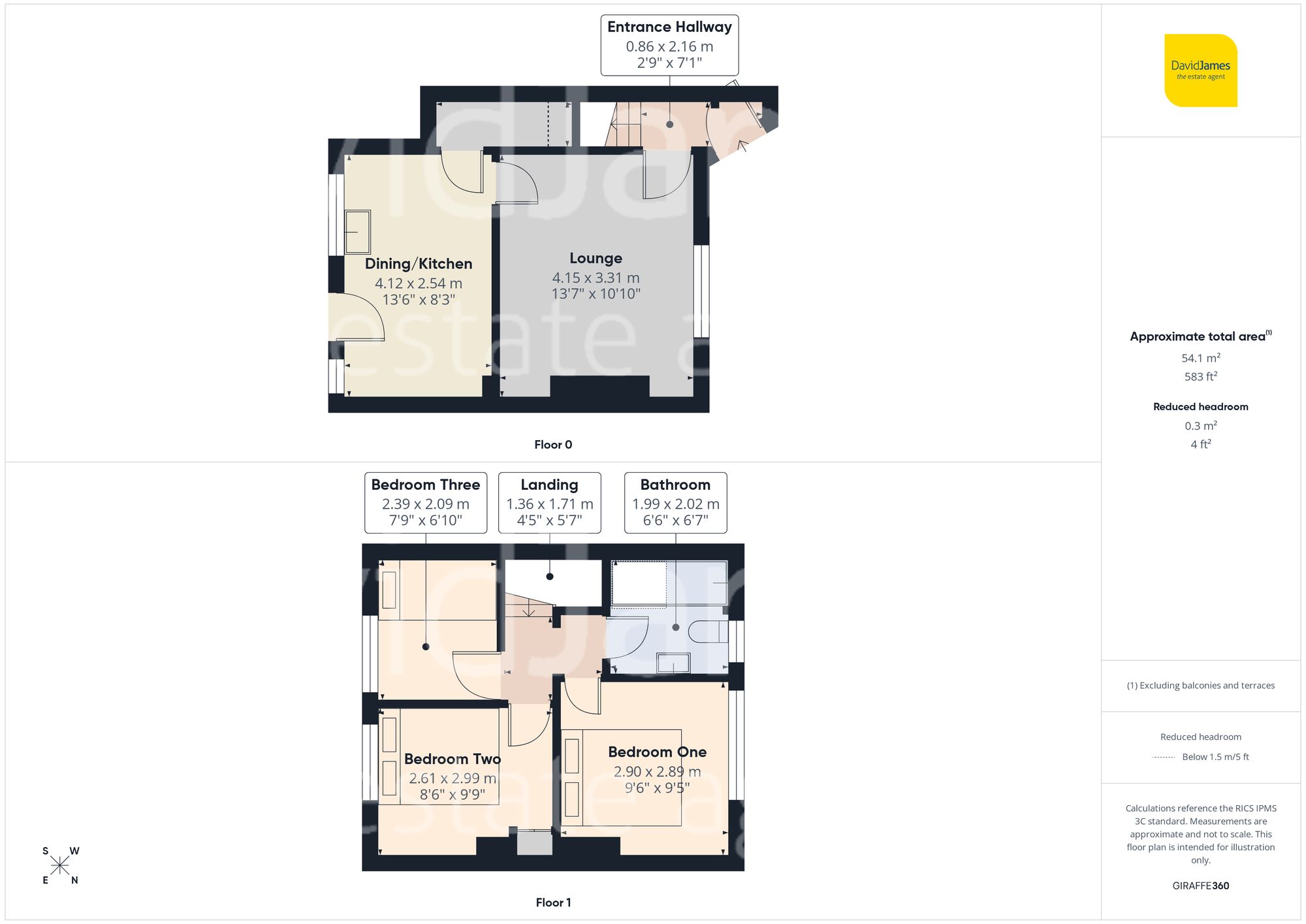 Floorplan for Anstey Rise, Nottingham