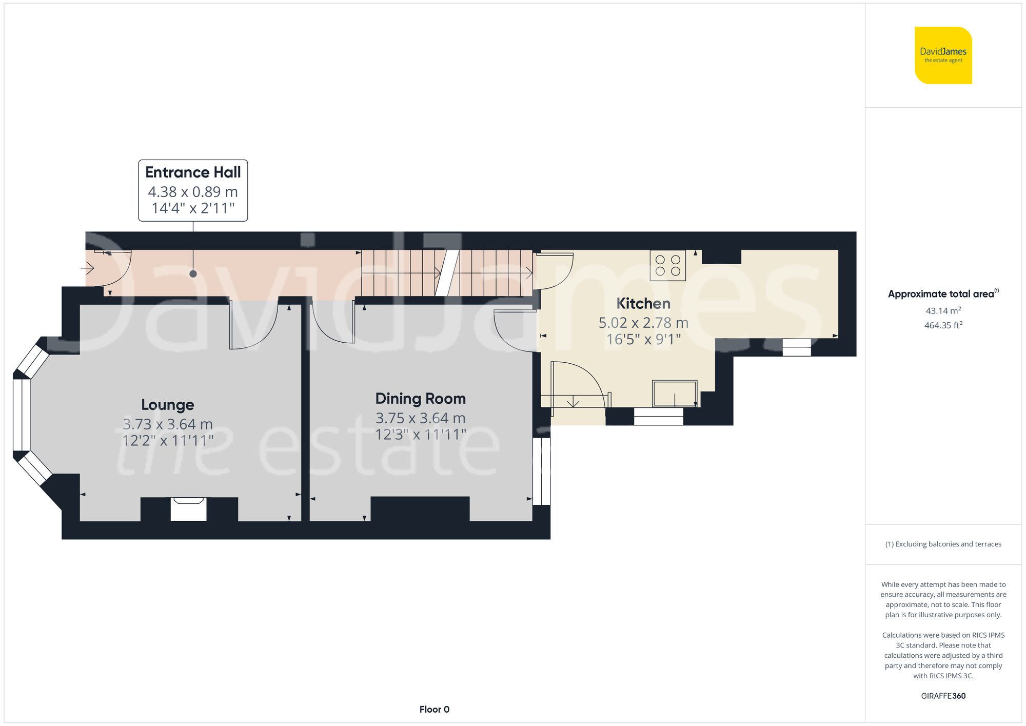 Floorplan for Cranmer Grove, Nottingham