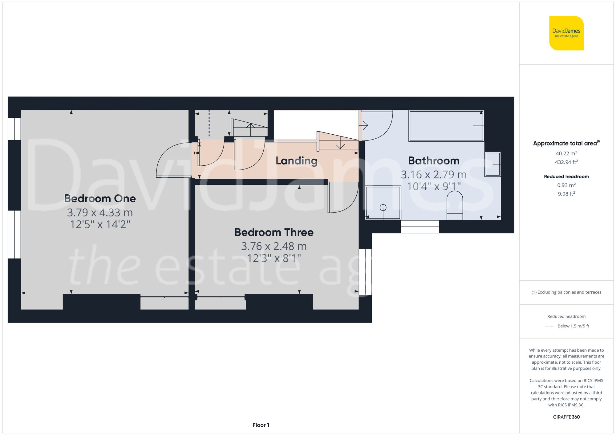 Floorplan for Cranmer Grove, Nottingham
