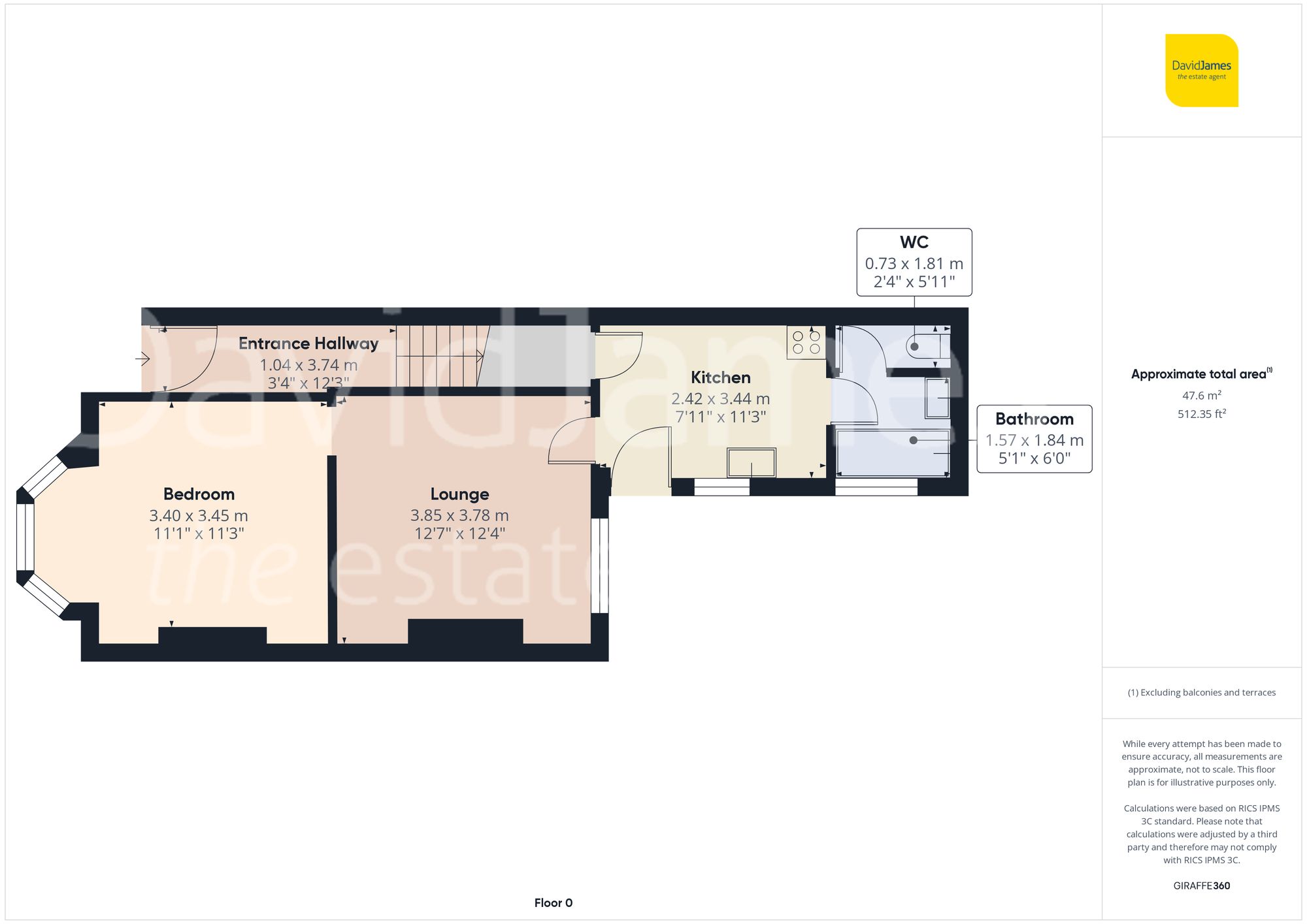 Floorplan for St. Albans Road, Arnold, Nottingham