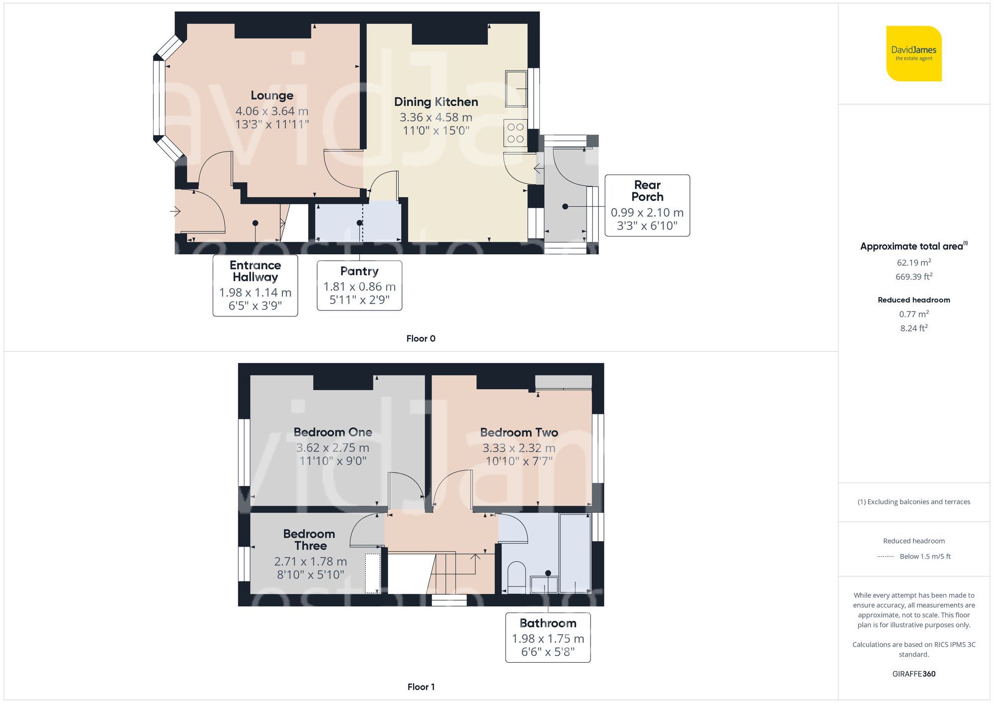 Floorplan for Ravenswood Road, Arnold, Nottingham