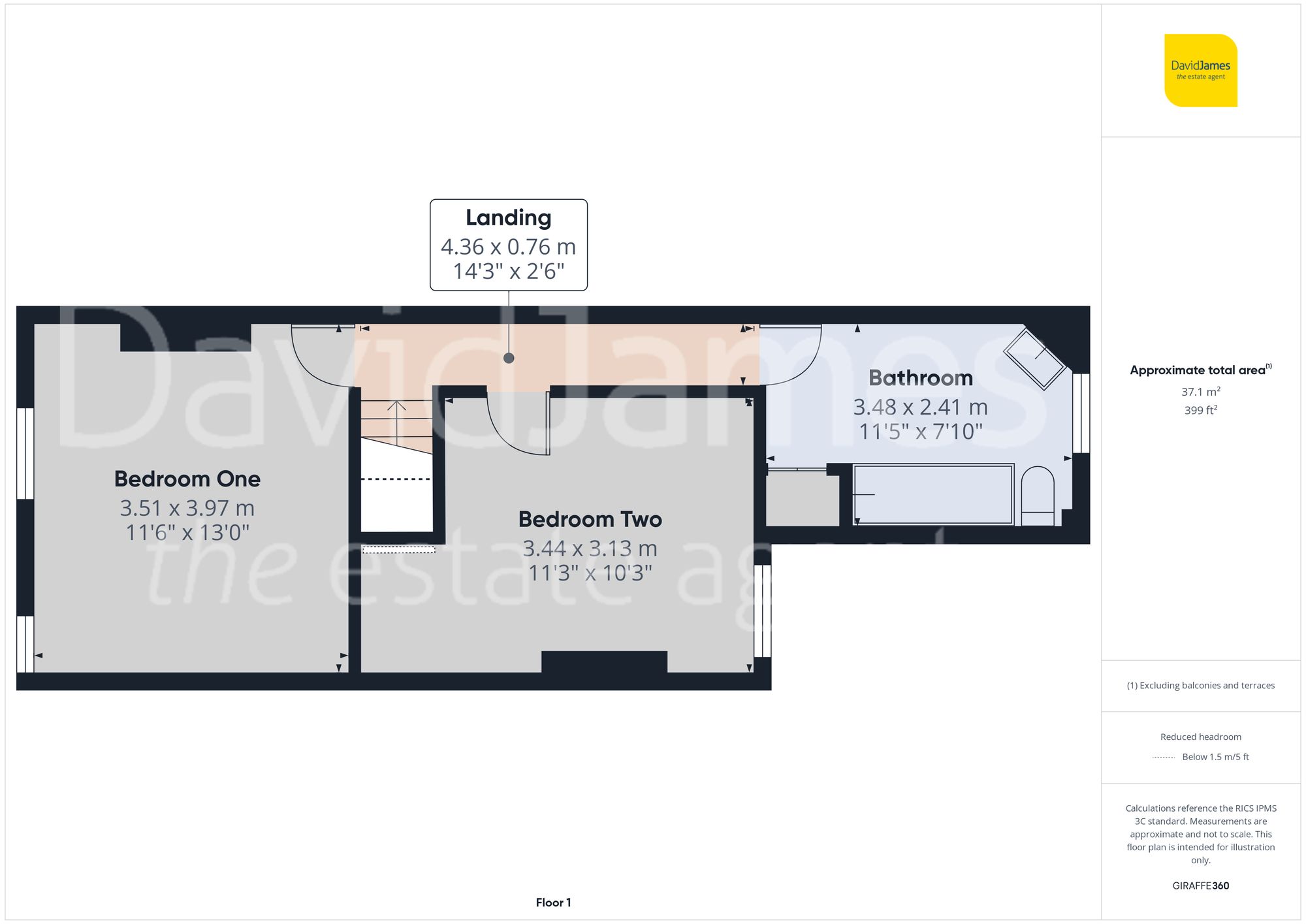 Floorplan for Haddon Street, Sherwood, Nottingham