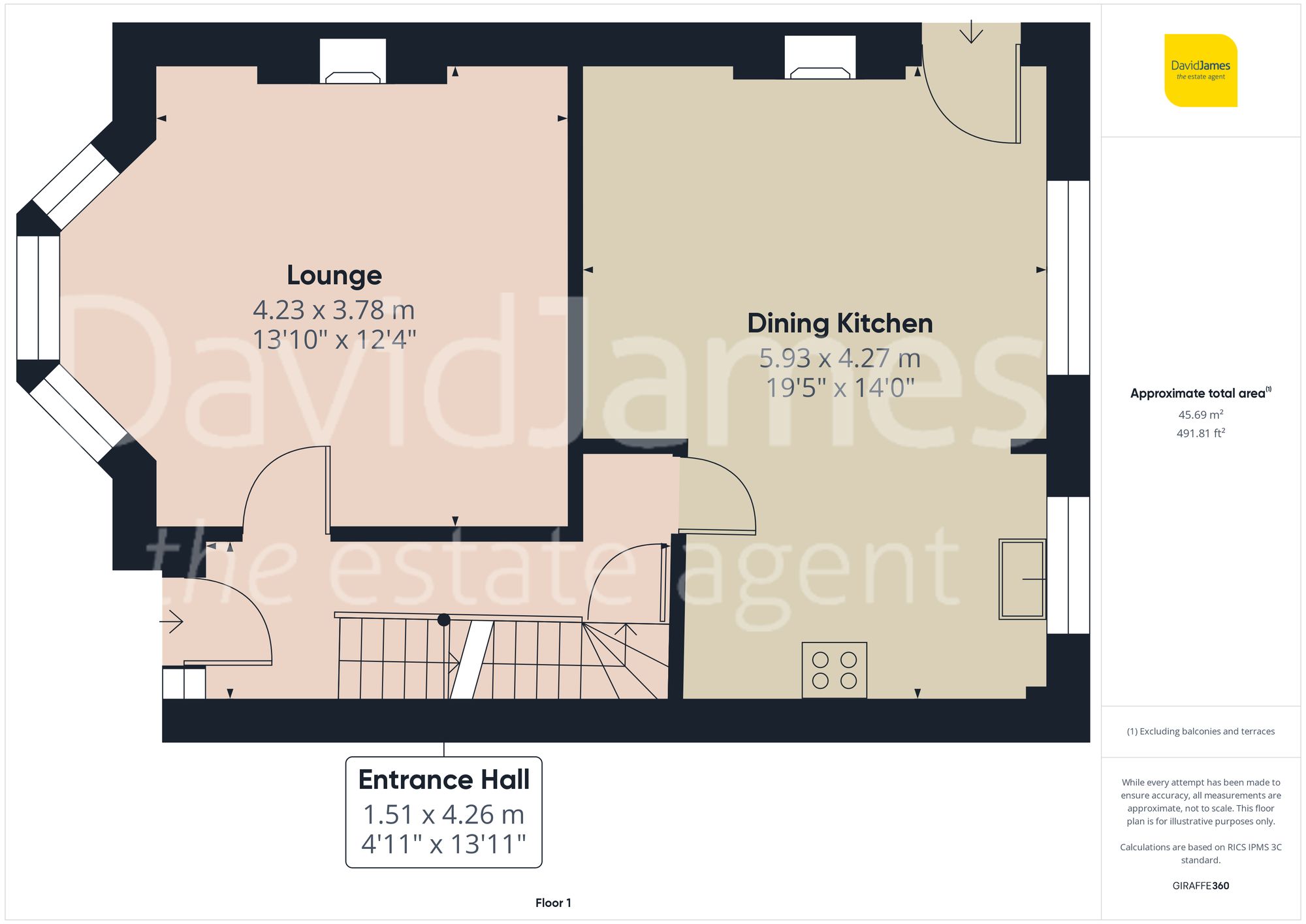 Floorplan for Bernard Street, Carrington, Nottingham