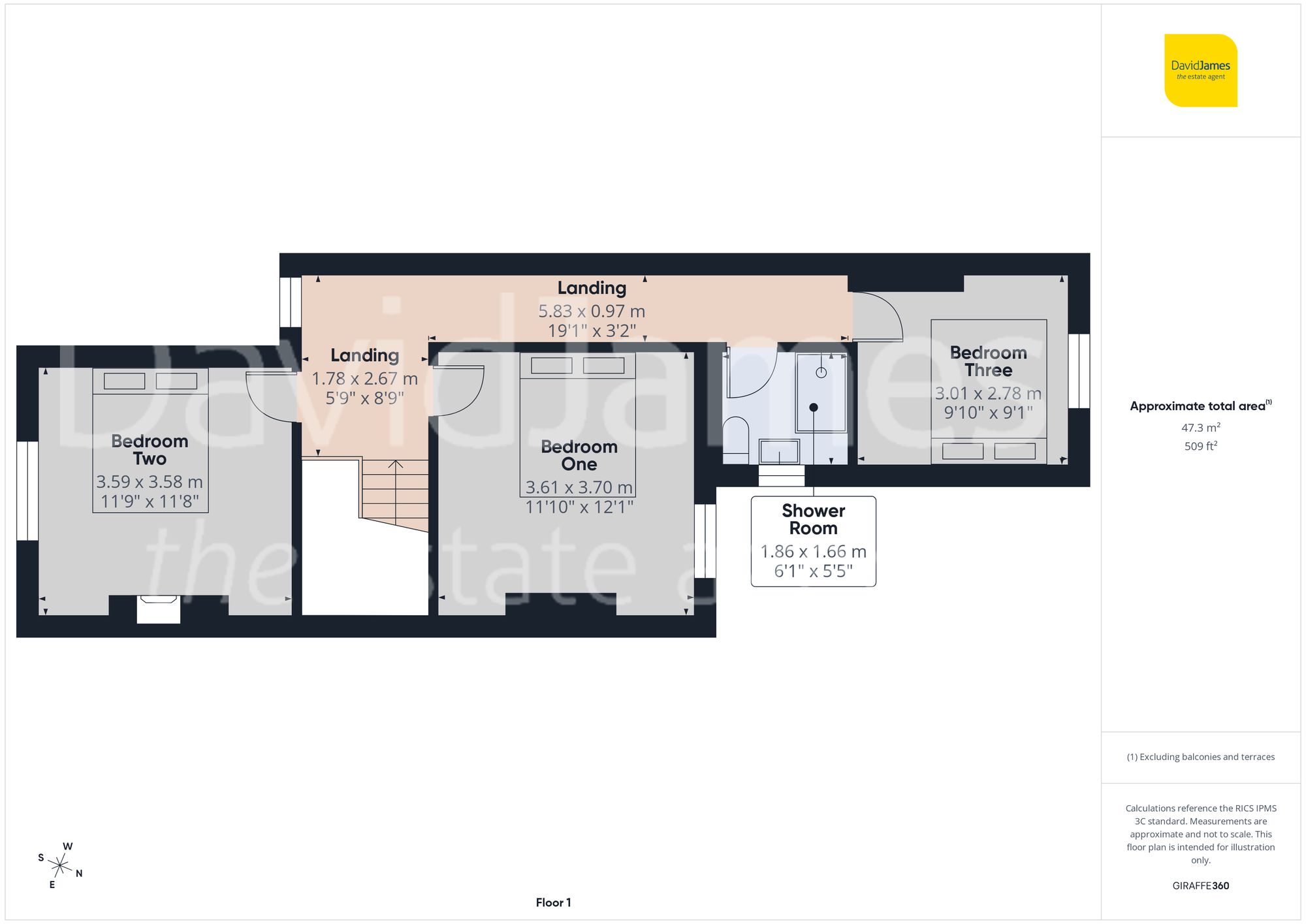 Floorplan for Highbury Avenue, Nottingham
