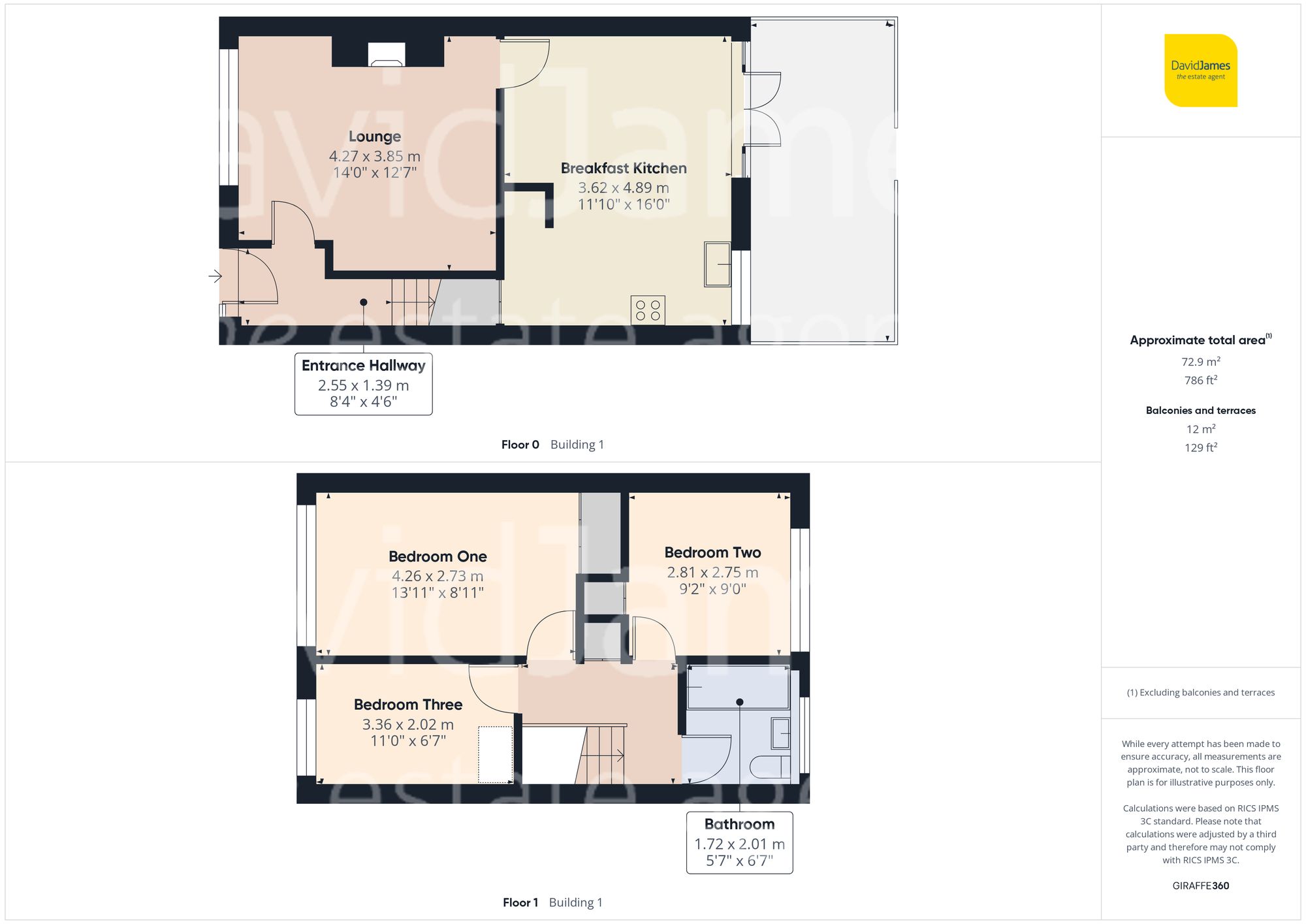Floorplan for Glenorchy Crescent, Heron Ridge, Nottingham