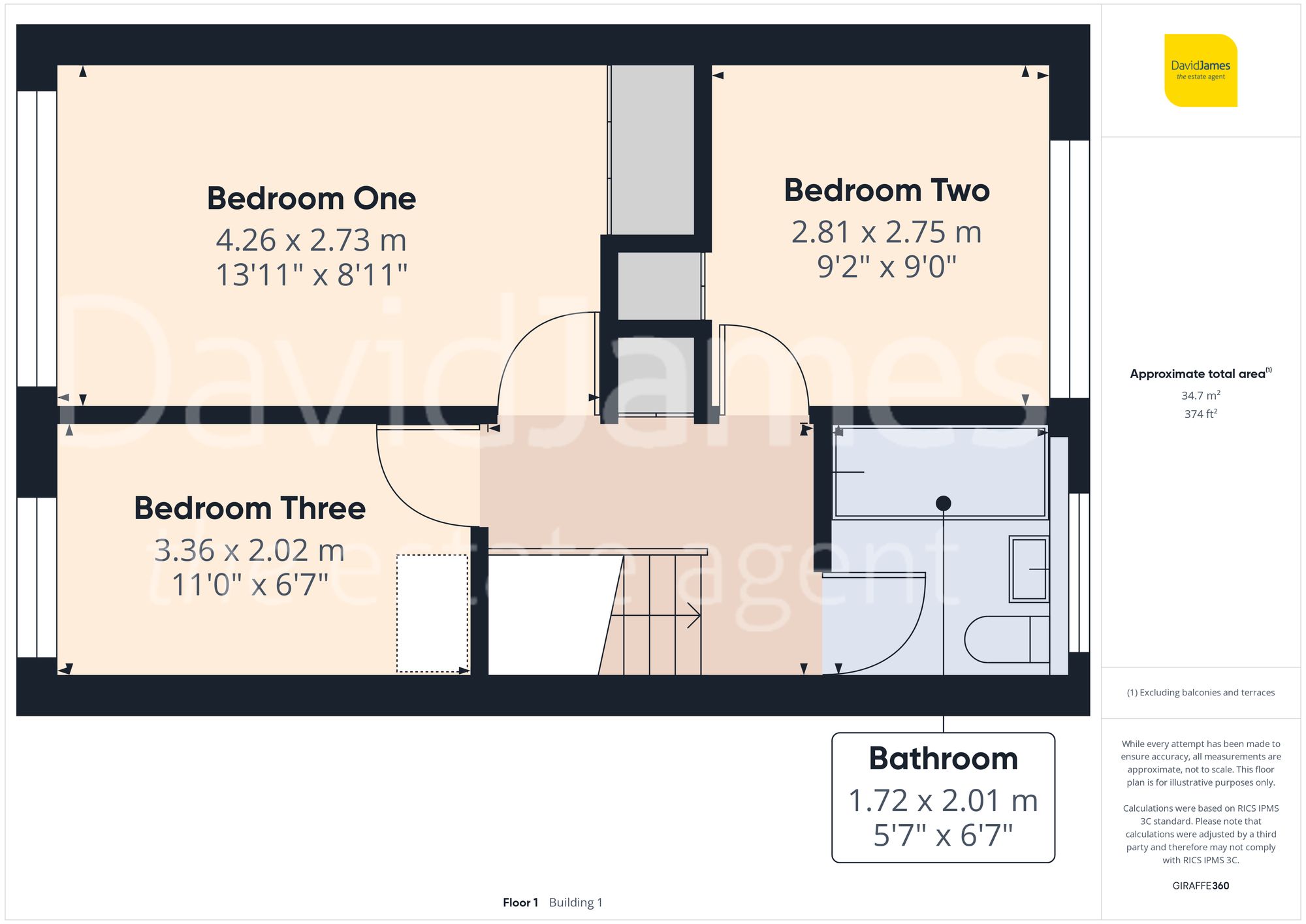 Floorplan for Glenorchy Crescent, Heron Ridge, Nottingham