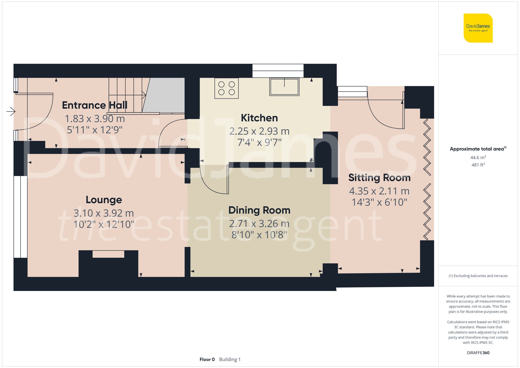 Floorplan for Middlebeck Drive, Arnold, Nottingham