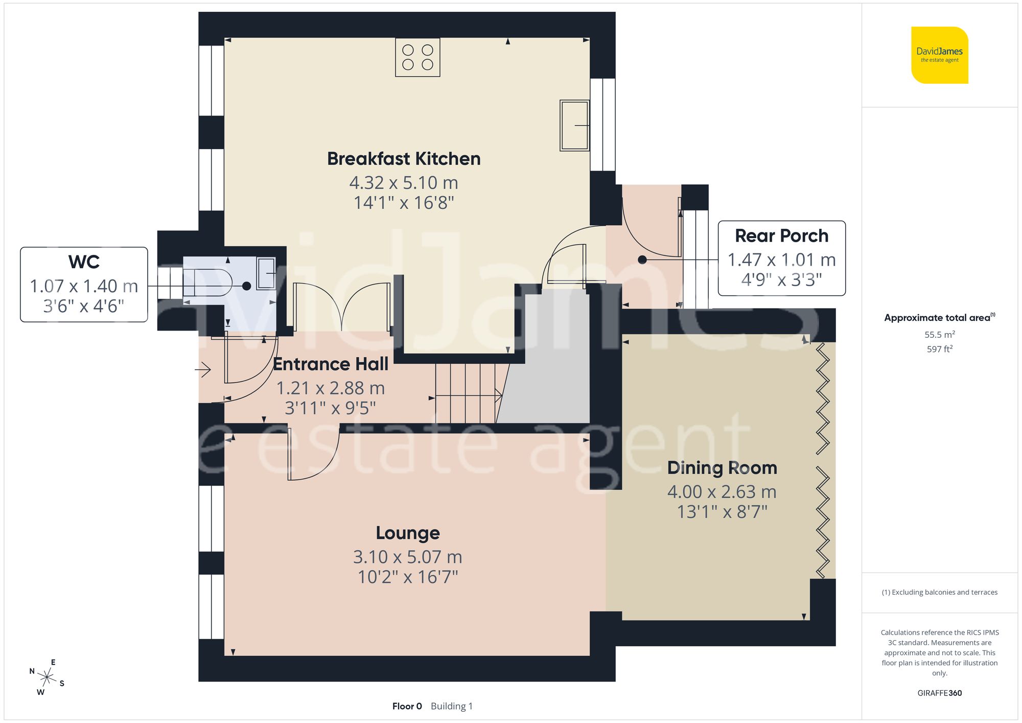 Floorplan for Bramble Croft, Sutton-In-Ashfield, Nottinghamshire