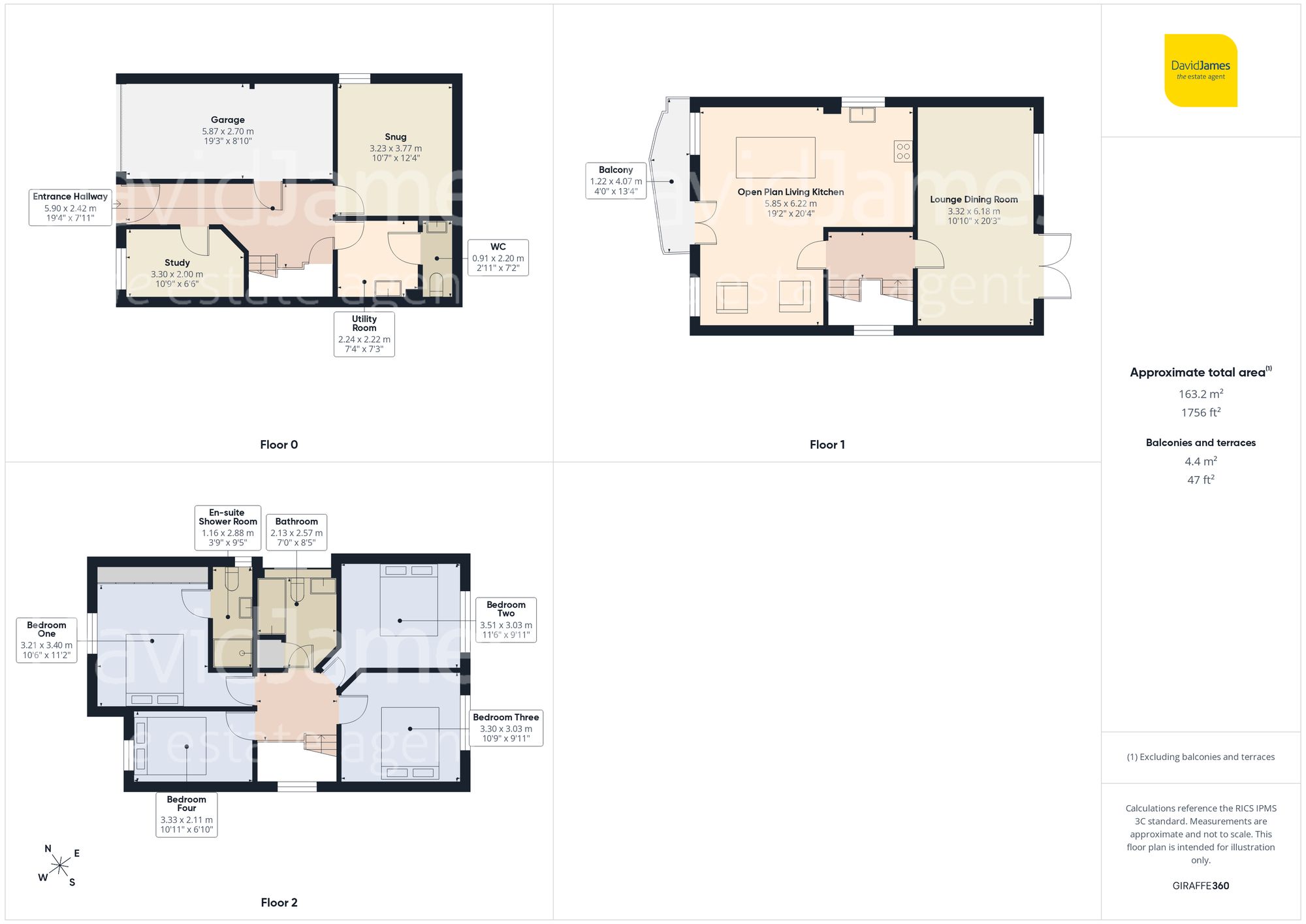Floorplan for Blackthorn Close, Gedling, Nottingham