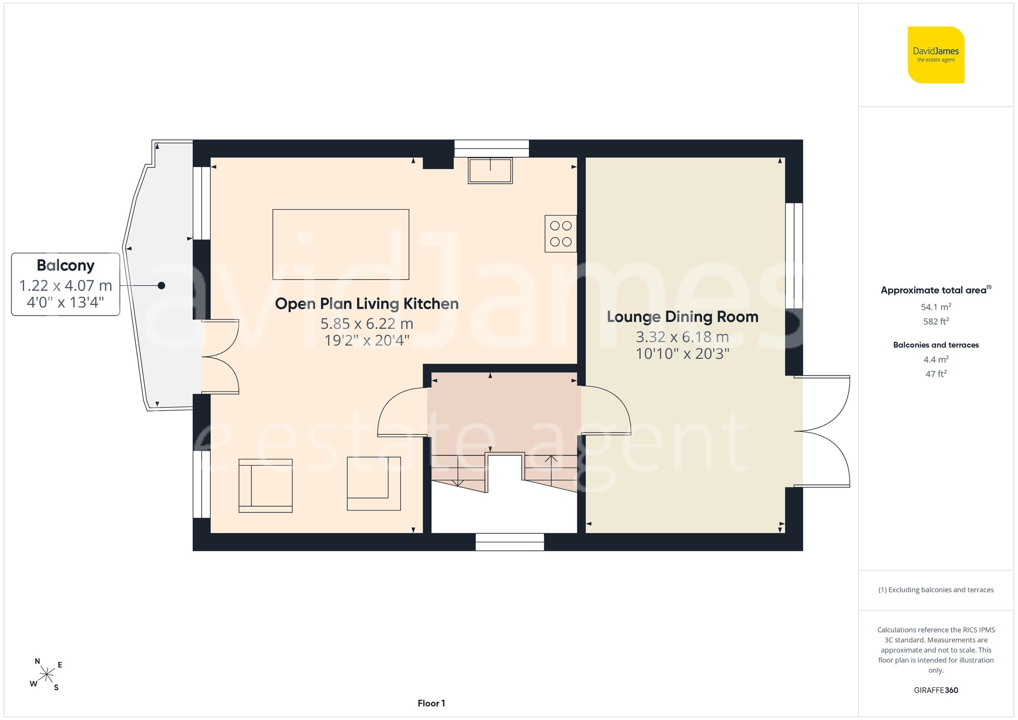 Floorplan for Blackthorn Close, Gedling, Nottingham