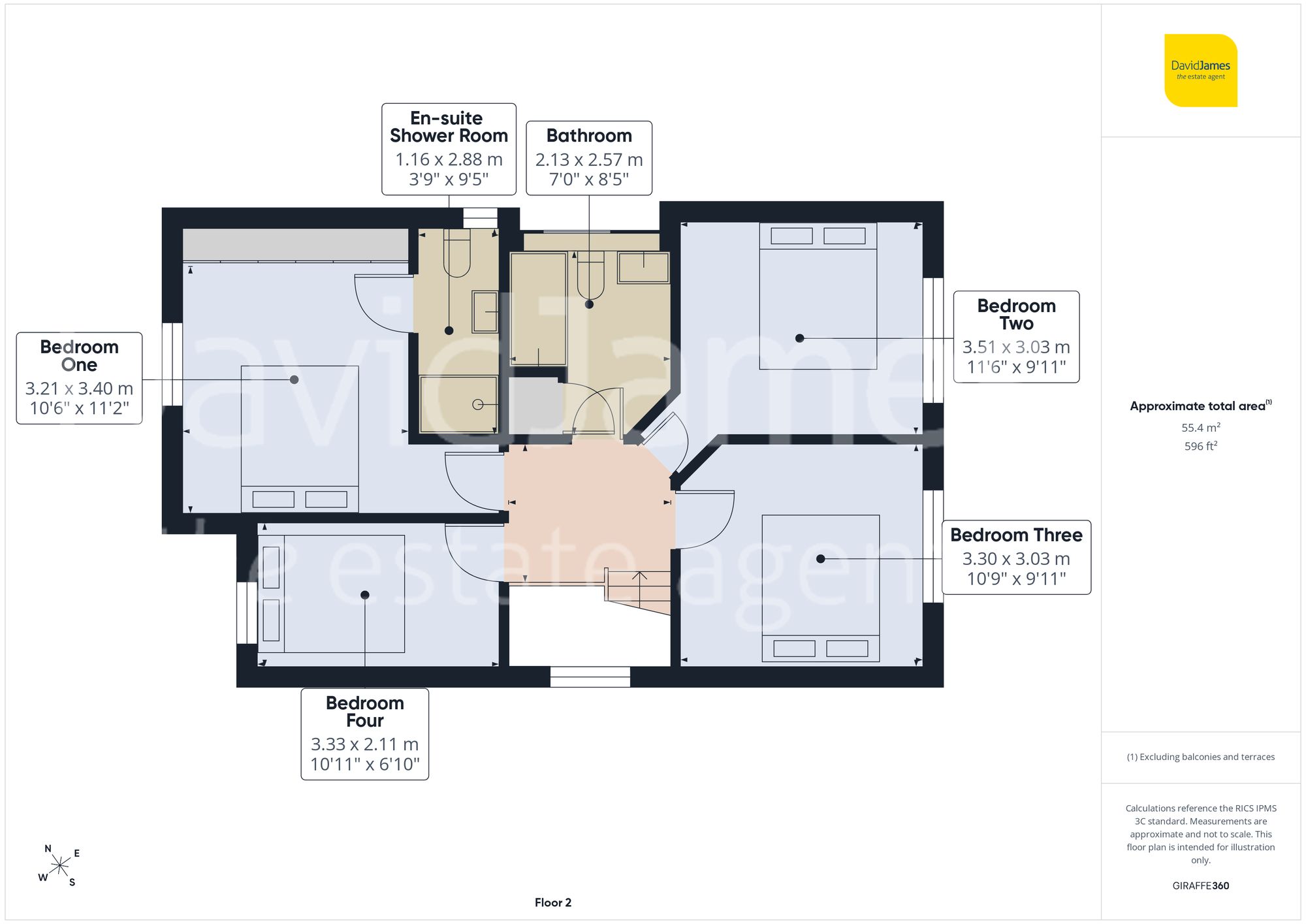 Floorplan for Blackthorn Close, Gedling, Nottingham