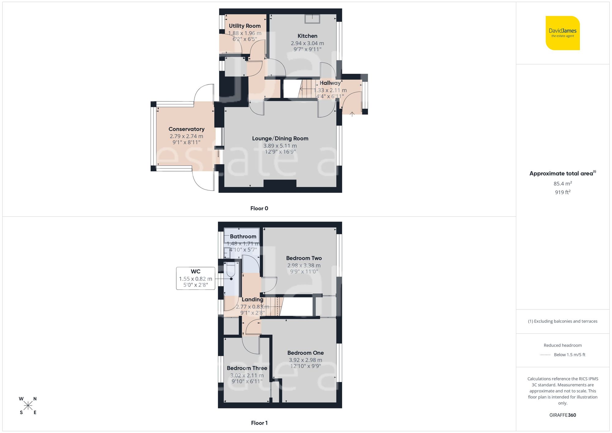 Floorplan for Darlton Street, Mansfield, Nottinghamshire