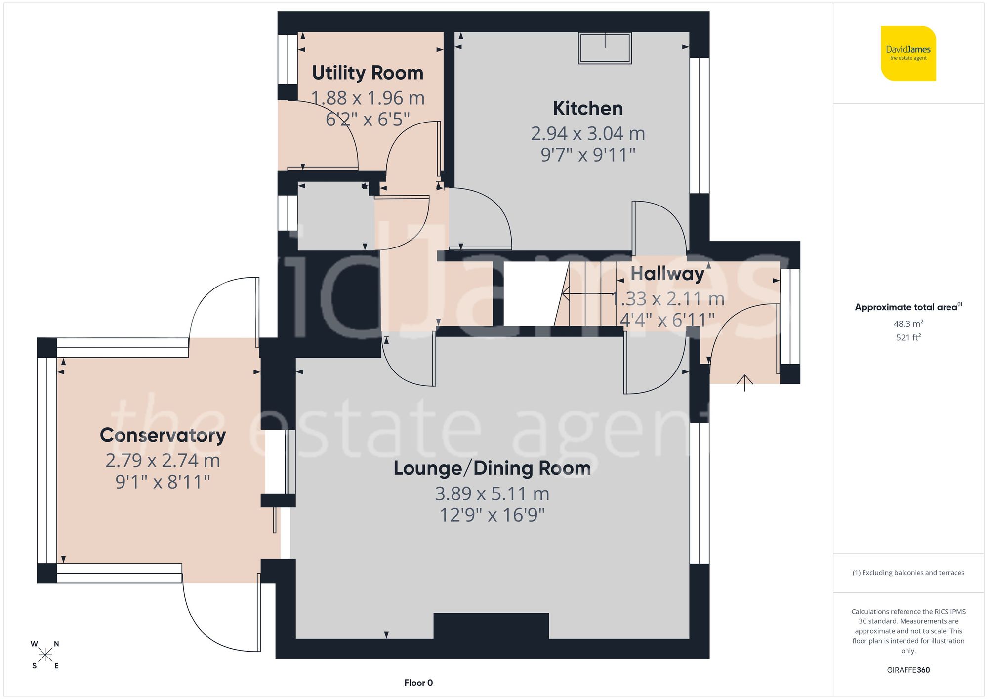 Floorplan for Darlton Street, Mansfield, Nottinghamshire